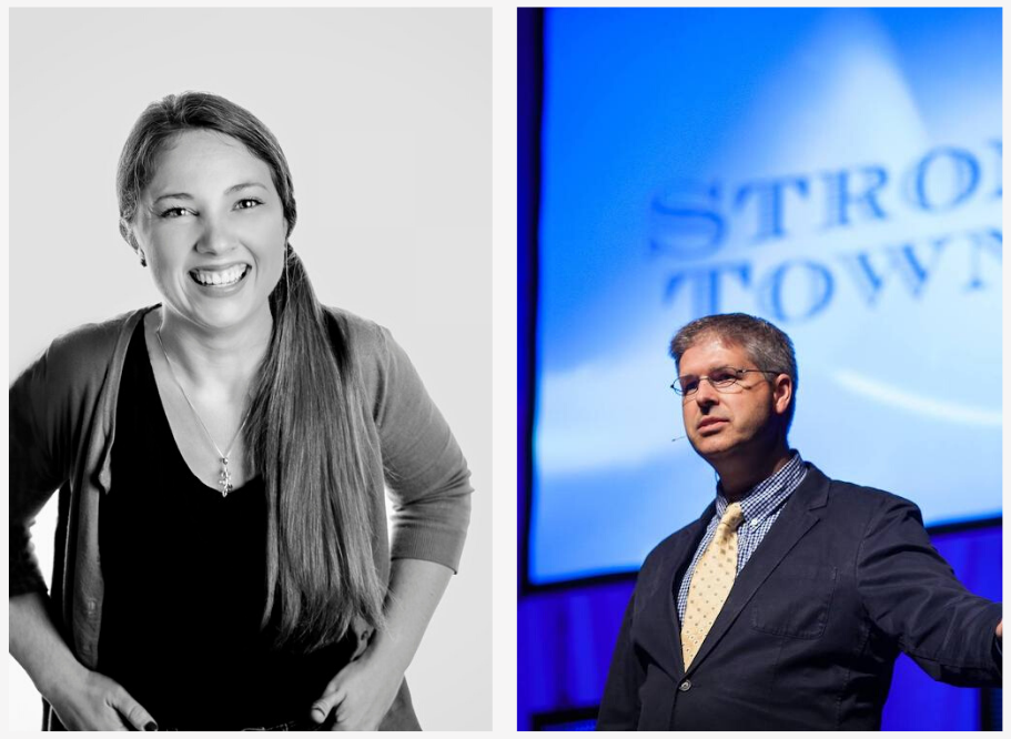 Host Abby Kinney, an urban planner in Kansas City, and regular cohost Chuck Marohn, the founder and president of Strong Towns.