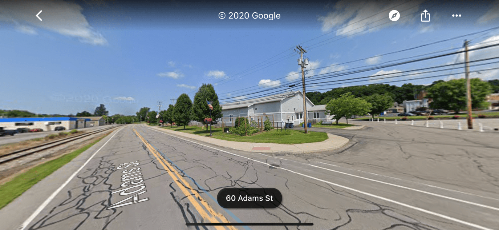 The “new” Victor Free Library faces away from the closes street, fronting the massive parking lot instead.