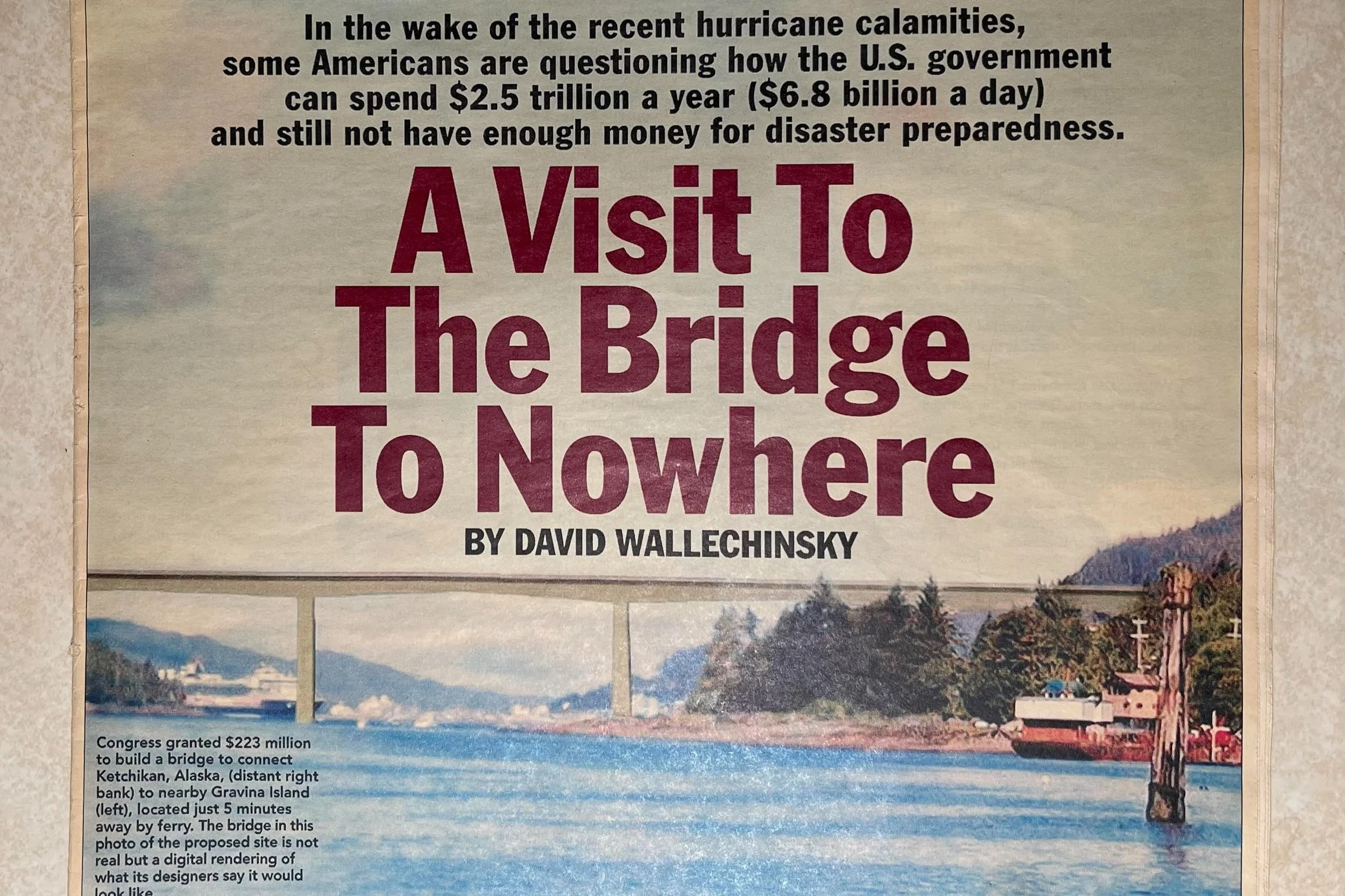 Alaska and New  Infrastructure Funds: We Promise Not to Waste It!