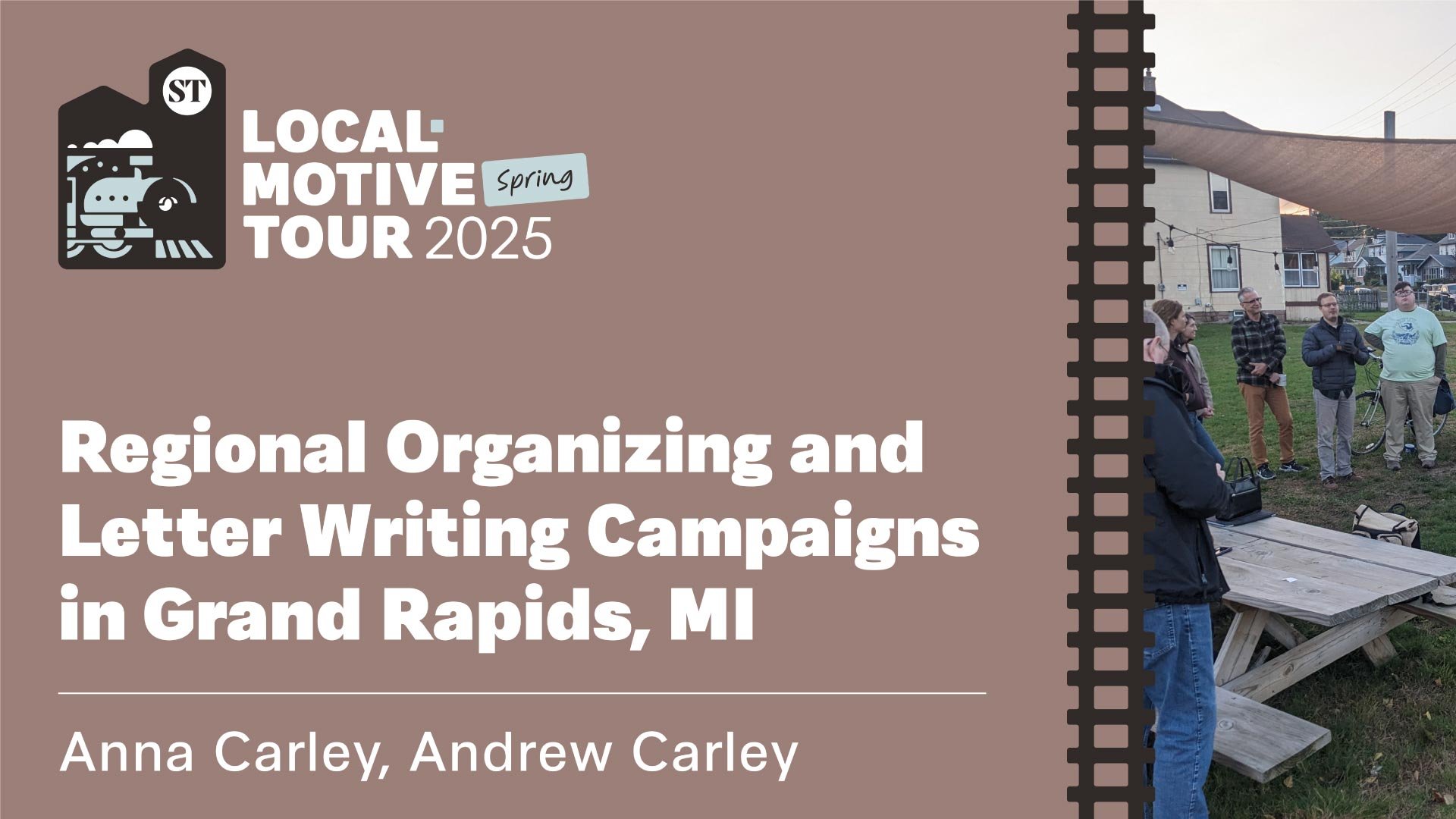 Virtual Workshop: Regional Organizing and Letter Writing Campaigns in Grand Rapids, MI
