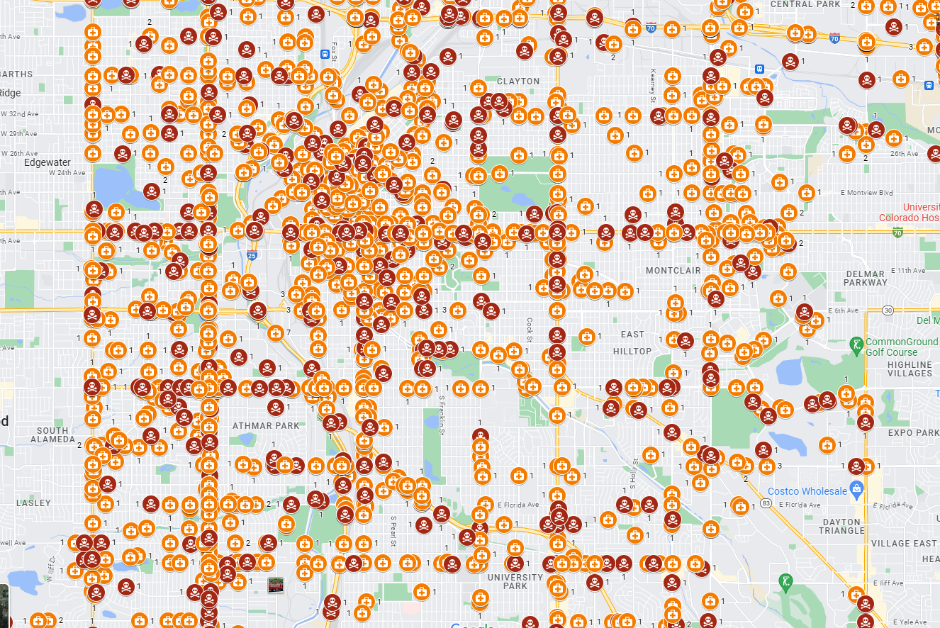 Denver Crash Map Reveals the Deadly Toll of Stroads