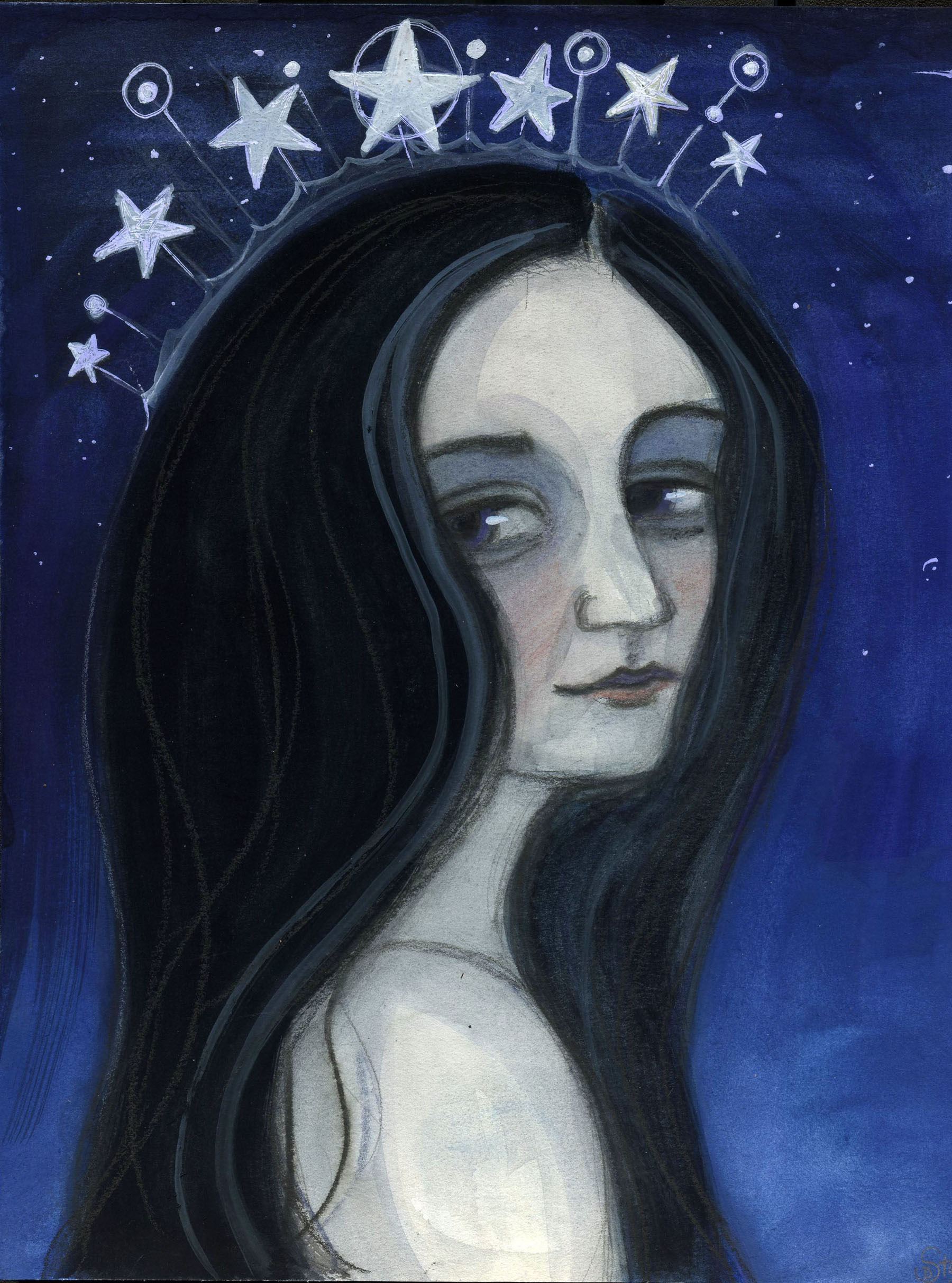 With Her Head in the Stars