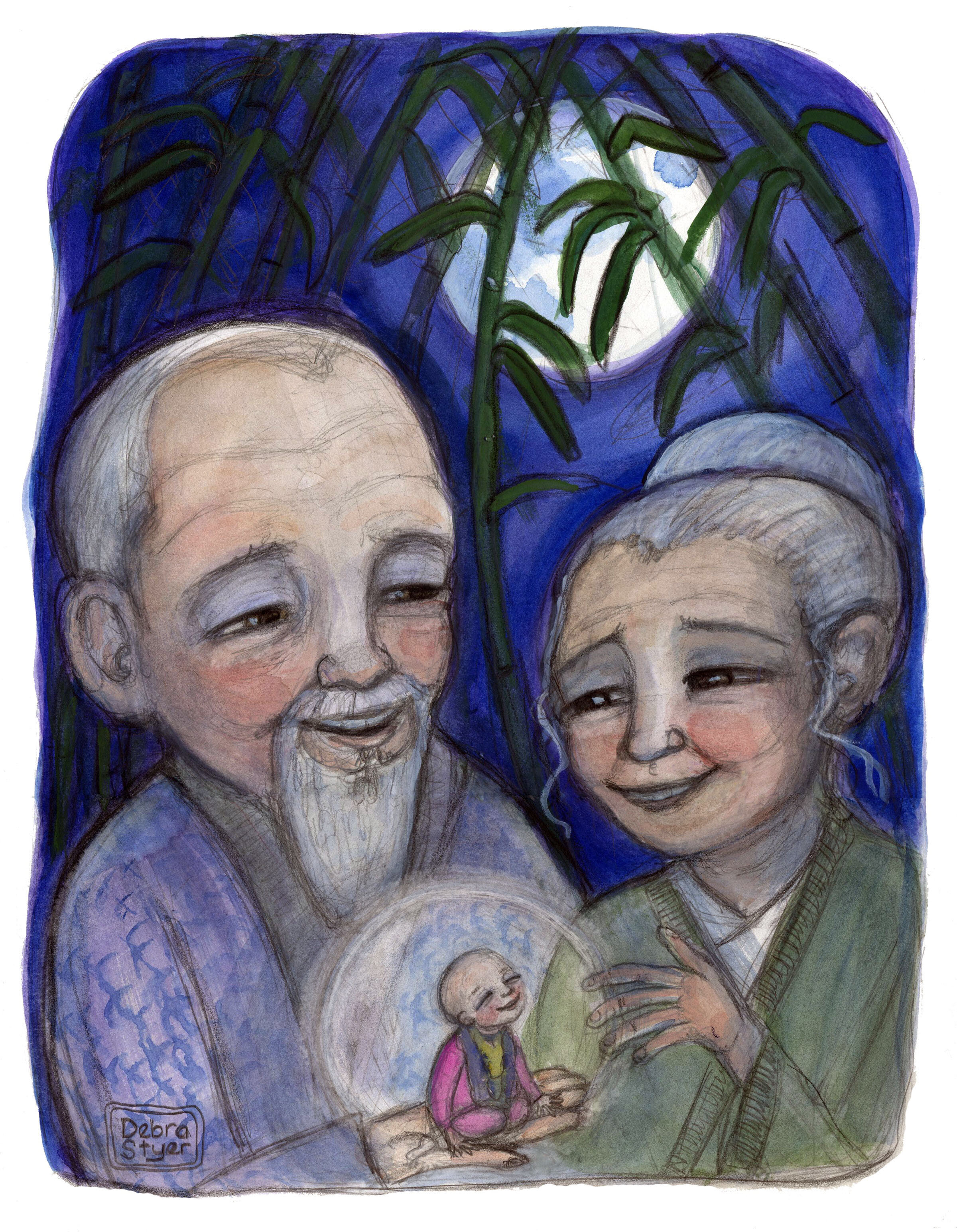 Birth (The Bamboo Cutter and the Moon Child)