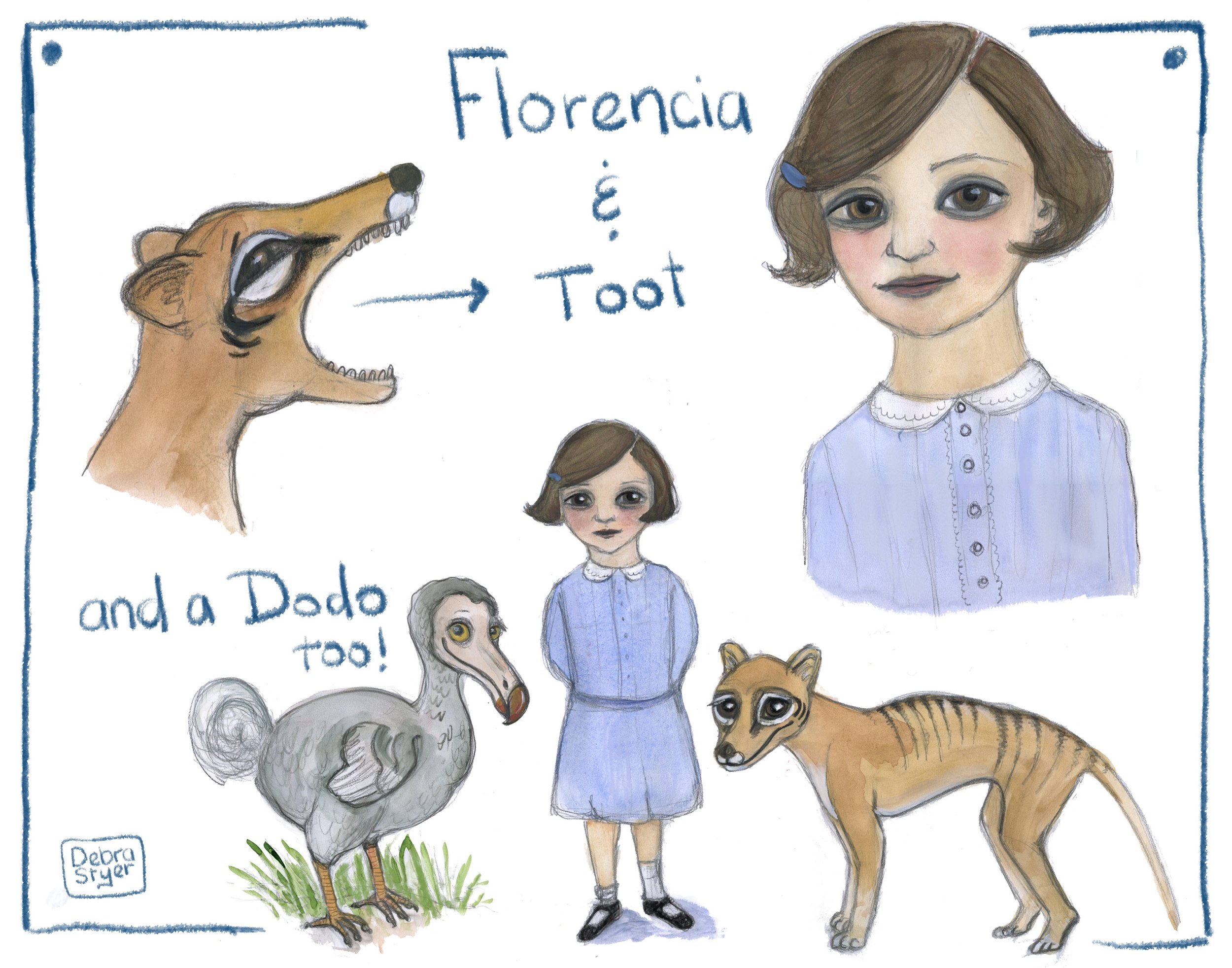 Florencia, Toot and the Dodo character portraits #MATS.jpg