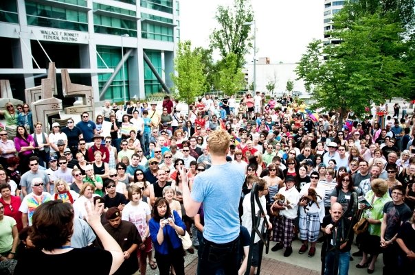 Utah Pride Rally, Federal Building, 2011