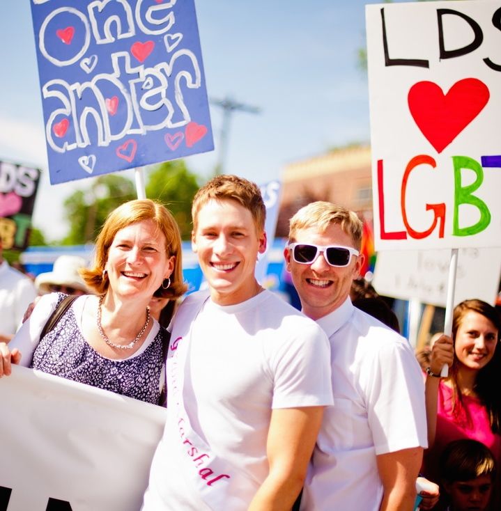 Mormons Building Bridges and Dustin Lance Black, Pride 2012, photo by Newkirk
