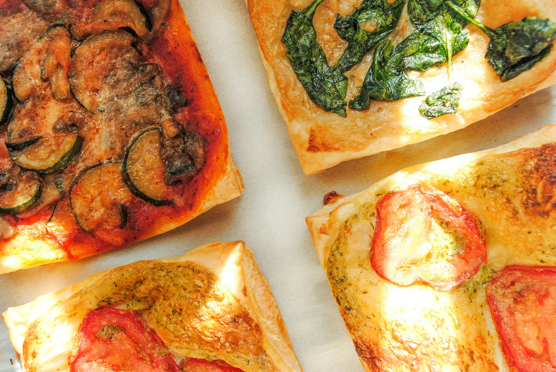 Vegan Puff Pastry Pizza