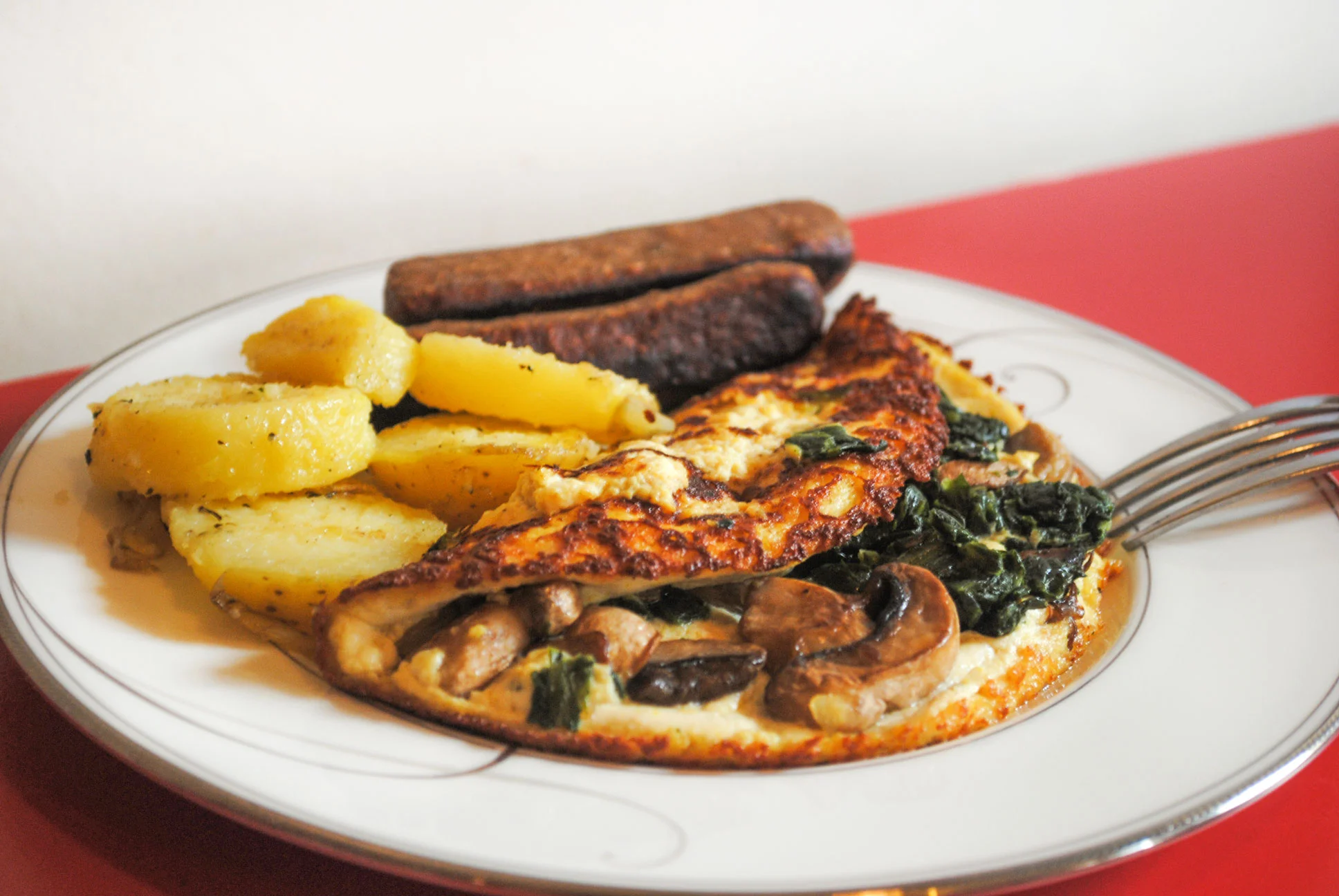 Diner Style Eggless Omelet