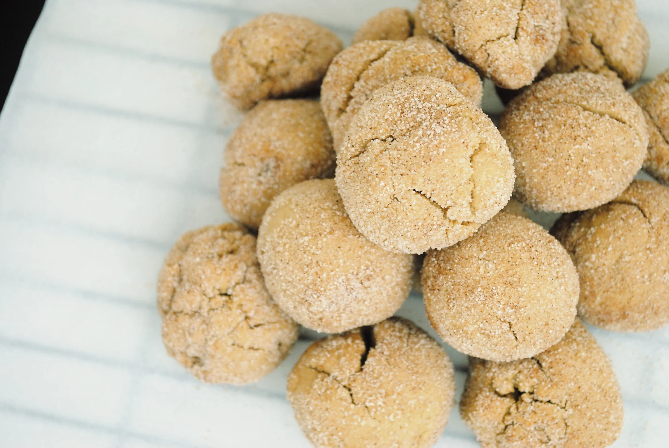 Gluten Free Snickerdoodle Button Cookies