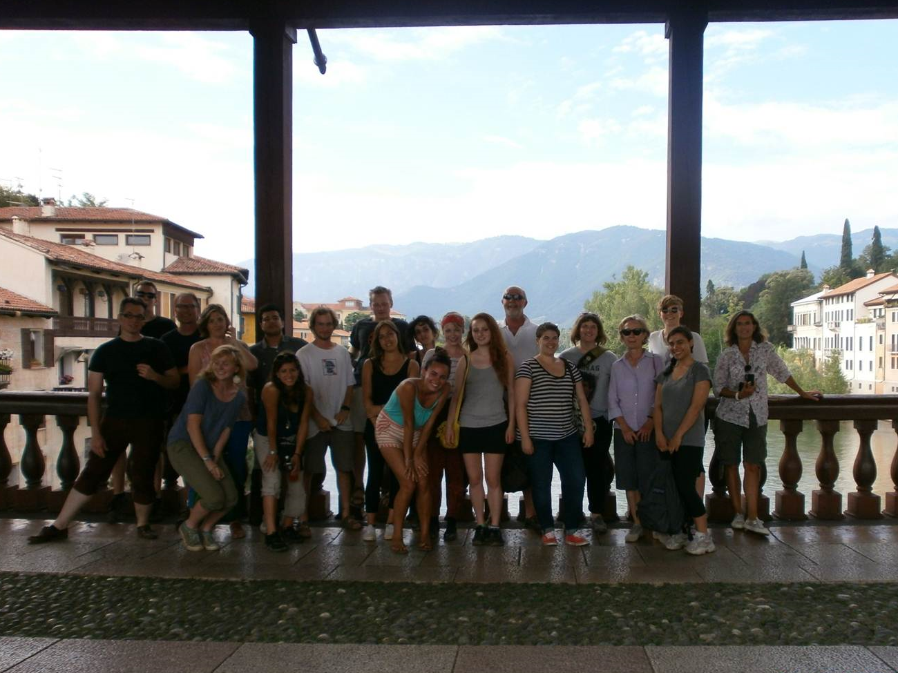 Pratt in Venice 2013, Palladio's bridge, Bassano del Grappa (photo: Diana Gisolfi).