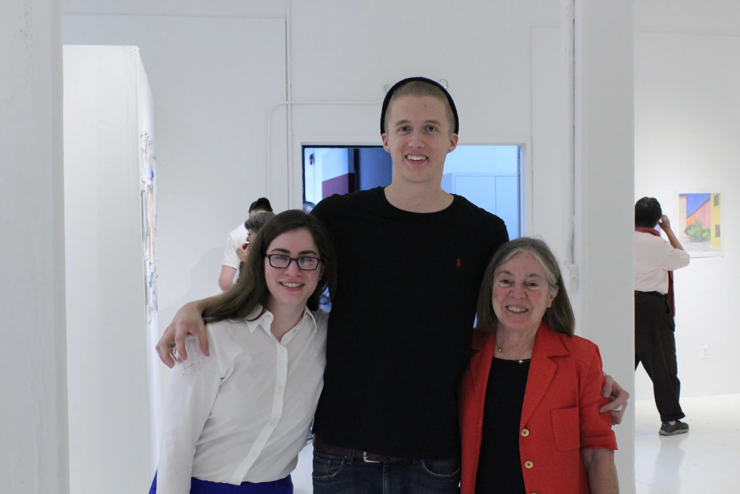 Pratt in Venice alumni Elizabeth Meyers and Colin Hewitt (PIV '12) with Director Diana Gisolfi (photo: Kelly Davis).