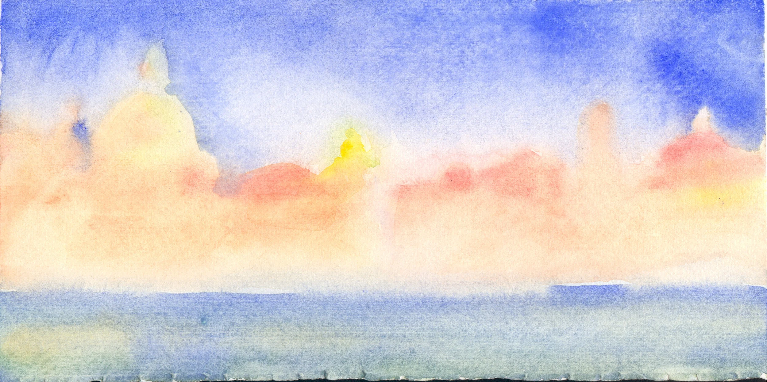 Polly Beam, watercolor, 2003