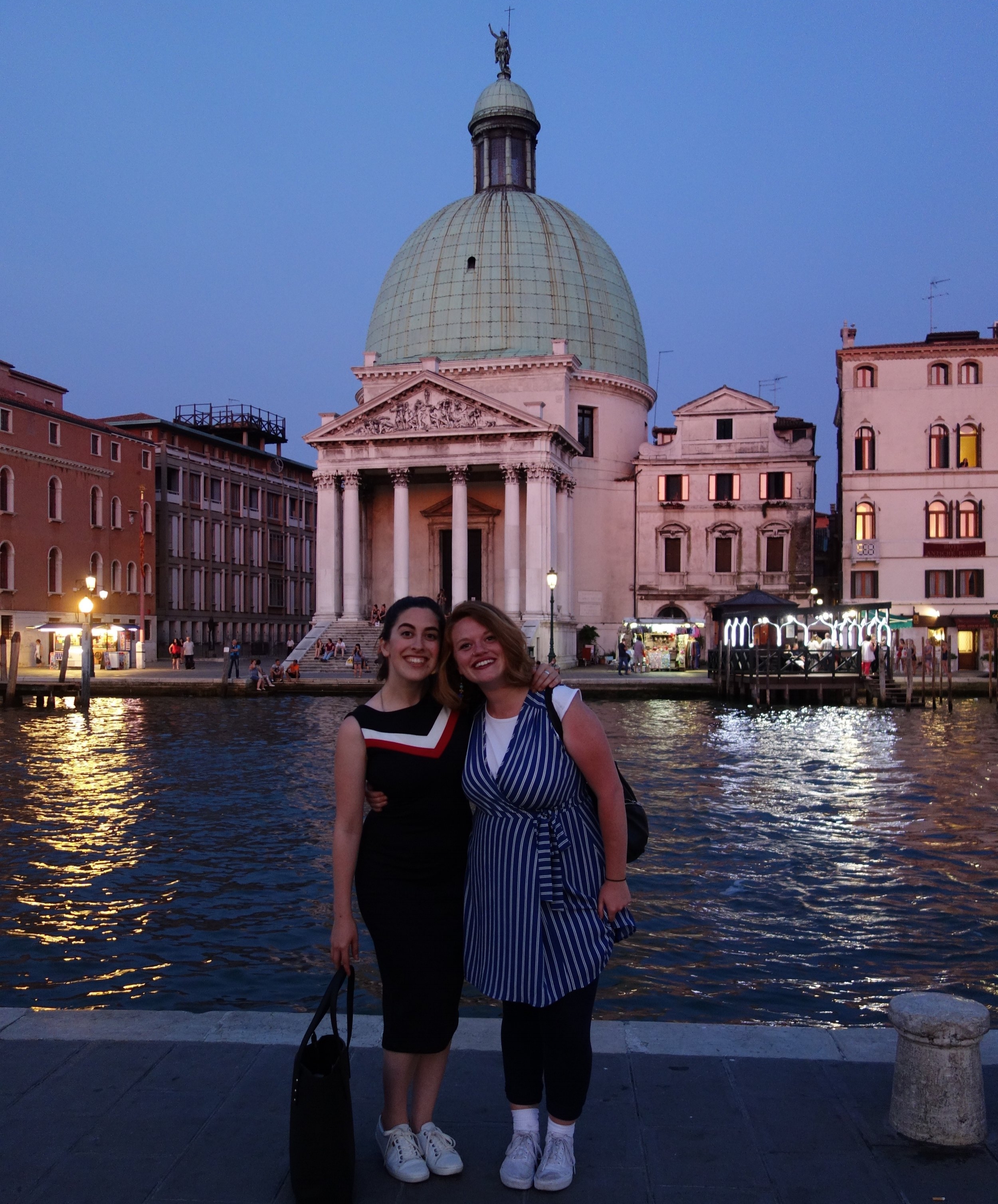 Students Safiye Senturk and Marietta Burdick