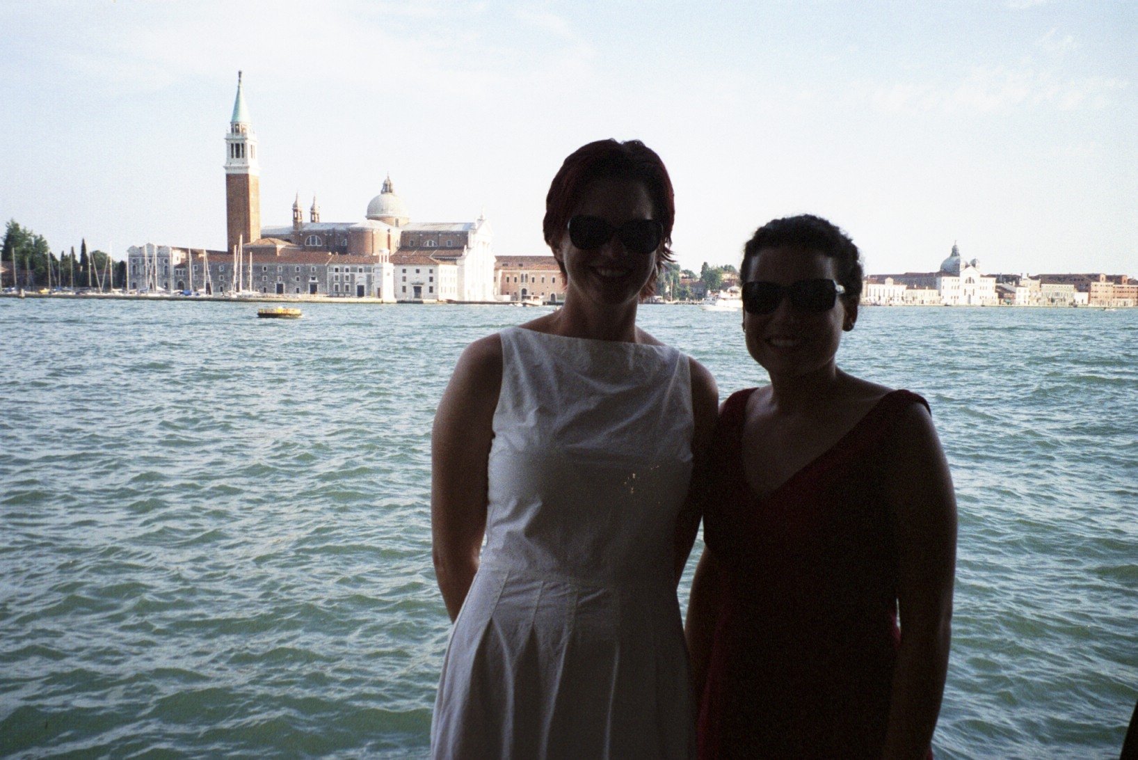 Simone and Heidi, S. Giorgio Maggiore background (at San Marco Vap. Station).jpg