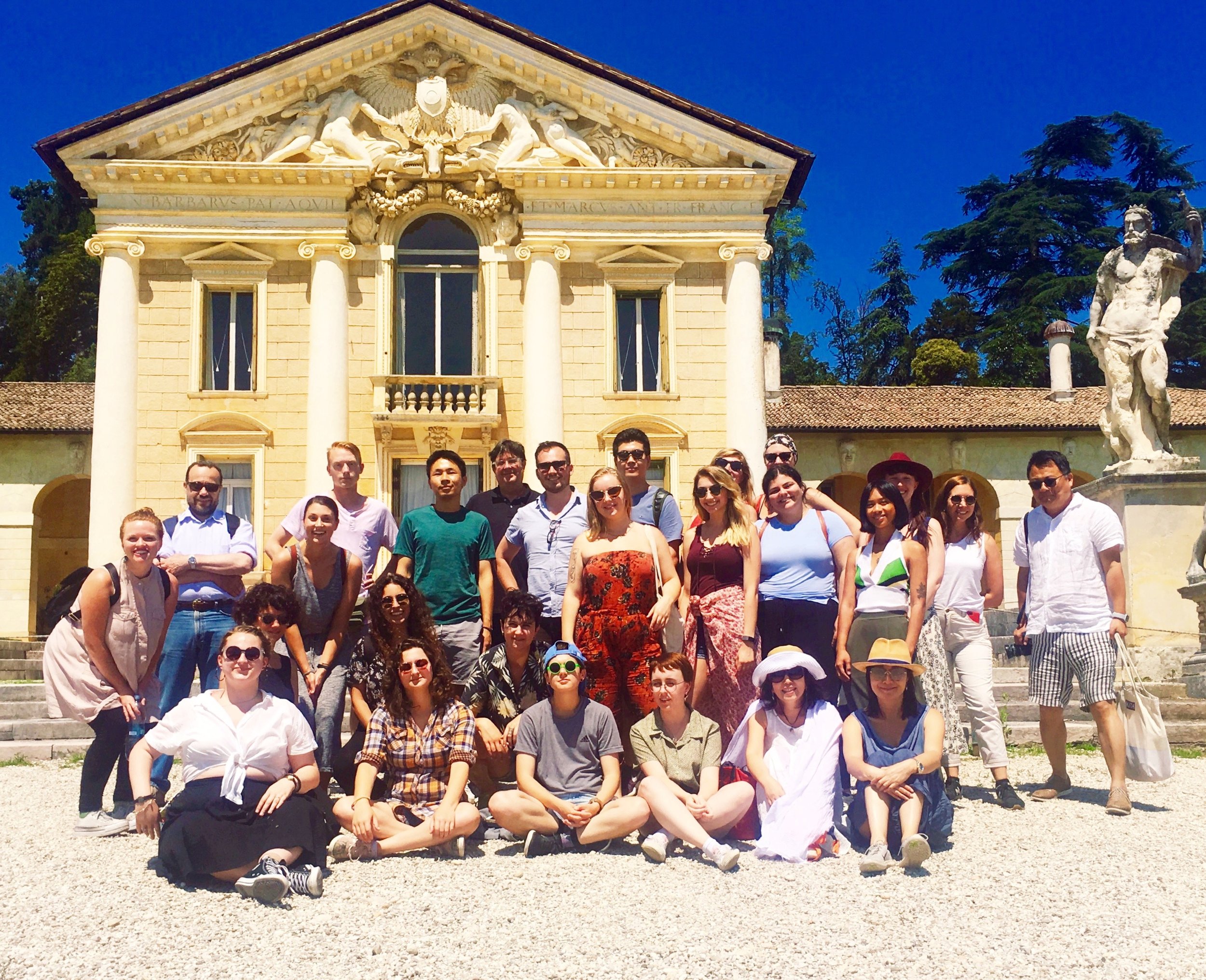 Faculty and students visit Palladio's Villa Barbaro at Maser  