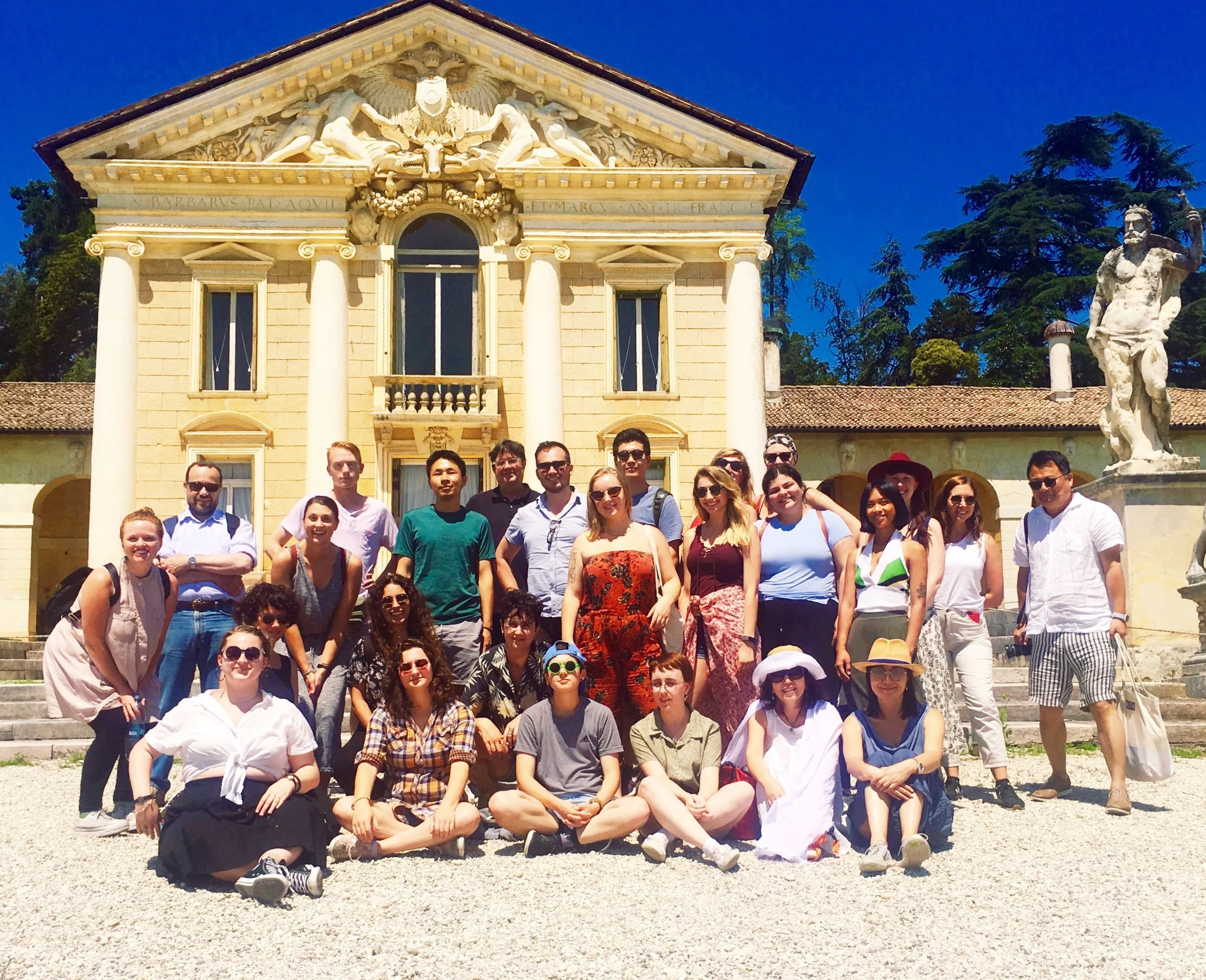 Faculty and students visit Palladio's Villa Barbaro at Maser