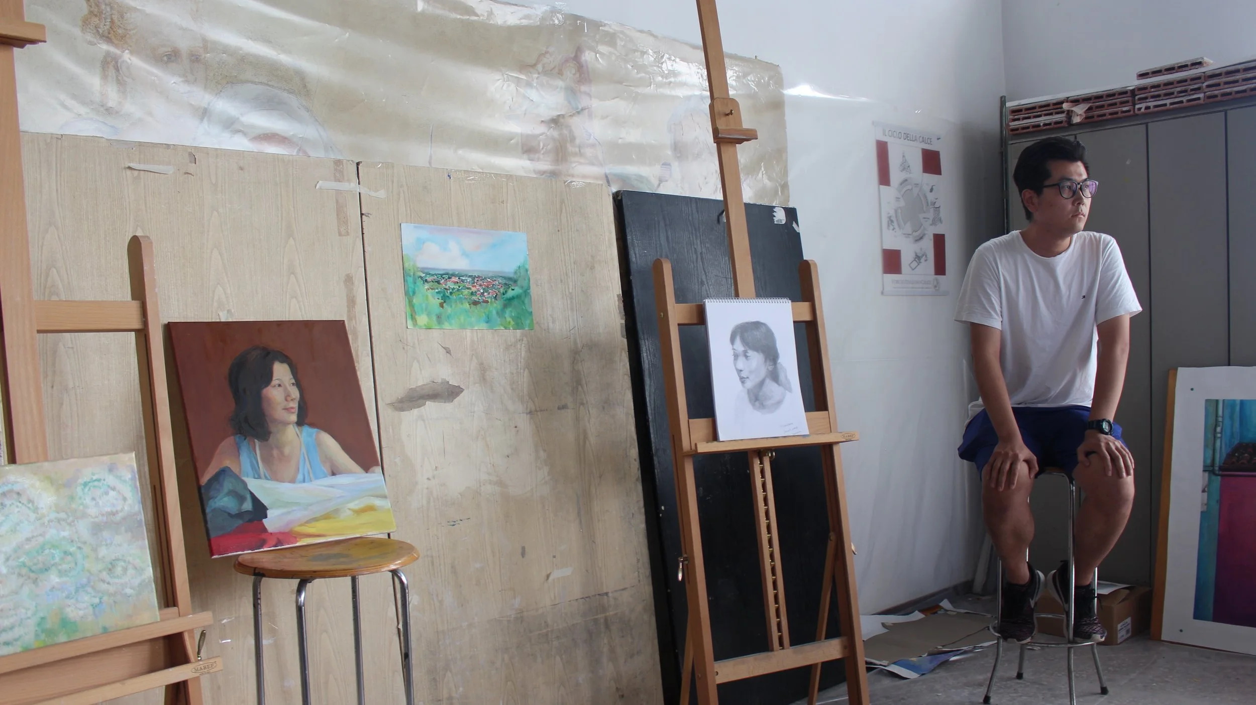 Penghui at his final crit at UIA