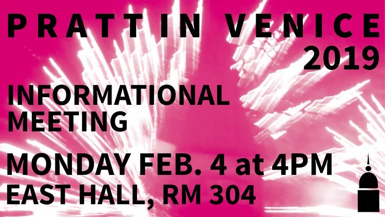 Info. Session for Pratt in Venice 2019