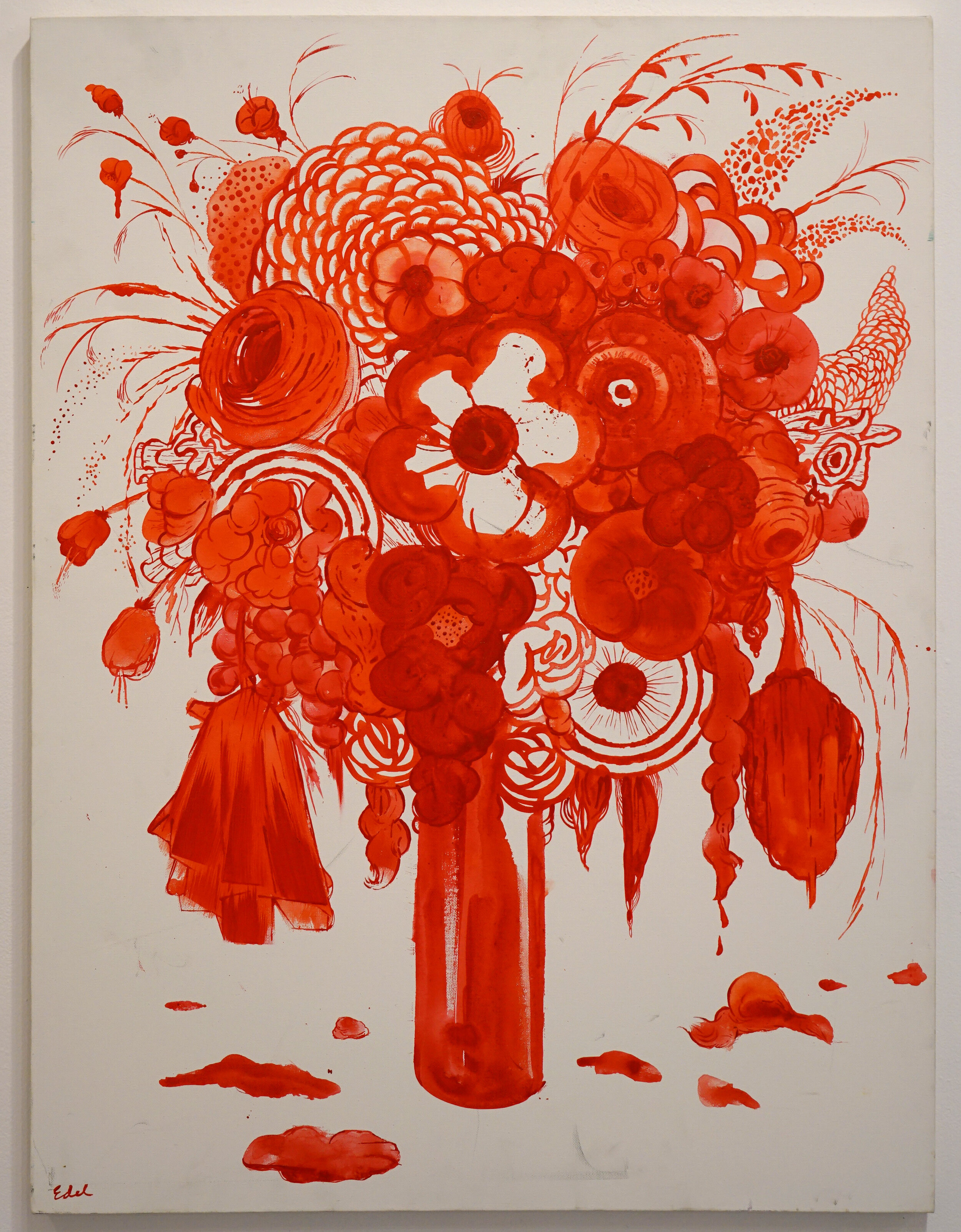  Edel Rodriguez (PiV ‘92),  Memoria , 2012. Acrylic on canvas, 30 x 40 in. 