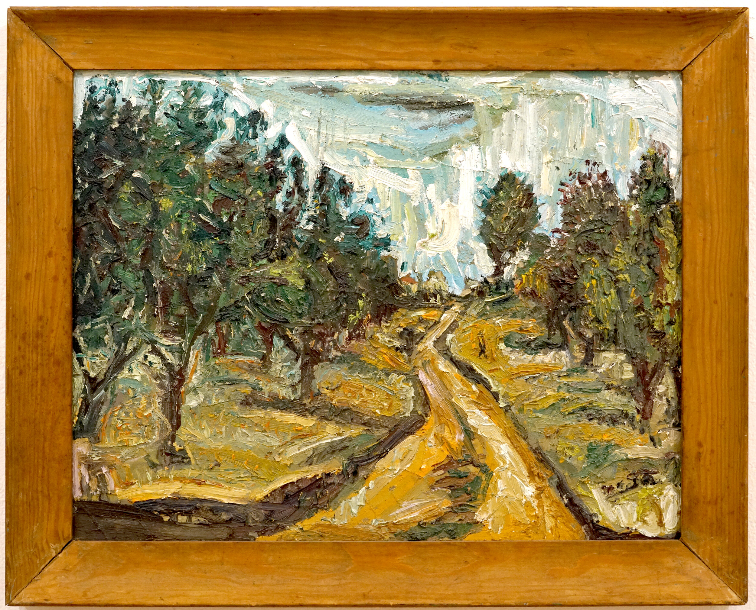  Sam Altekruse (PiV ‘84),  Orchard , 1992. Oil on panel, 20 x 24 in. 