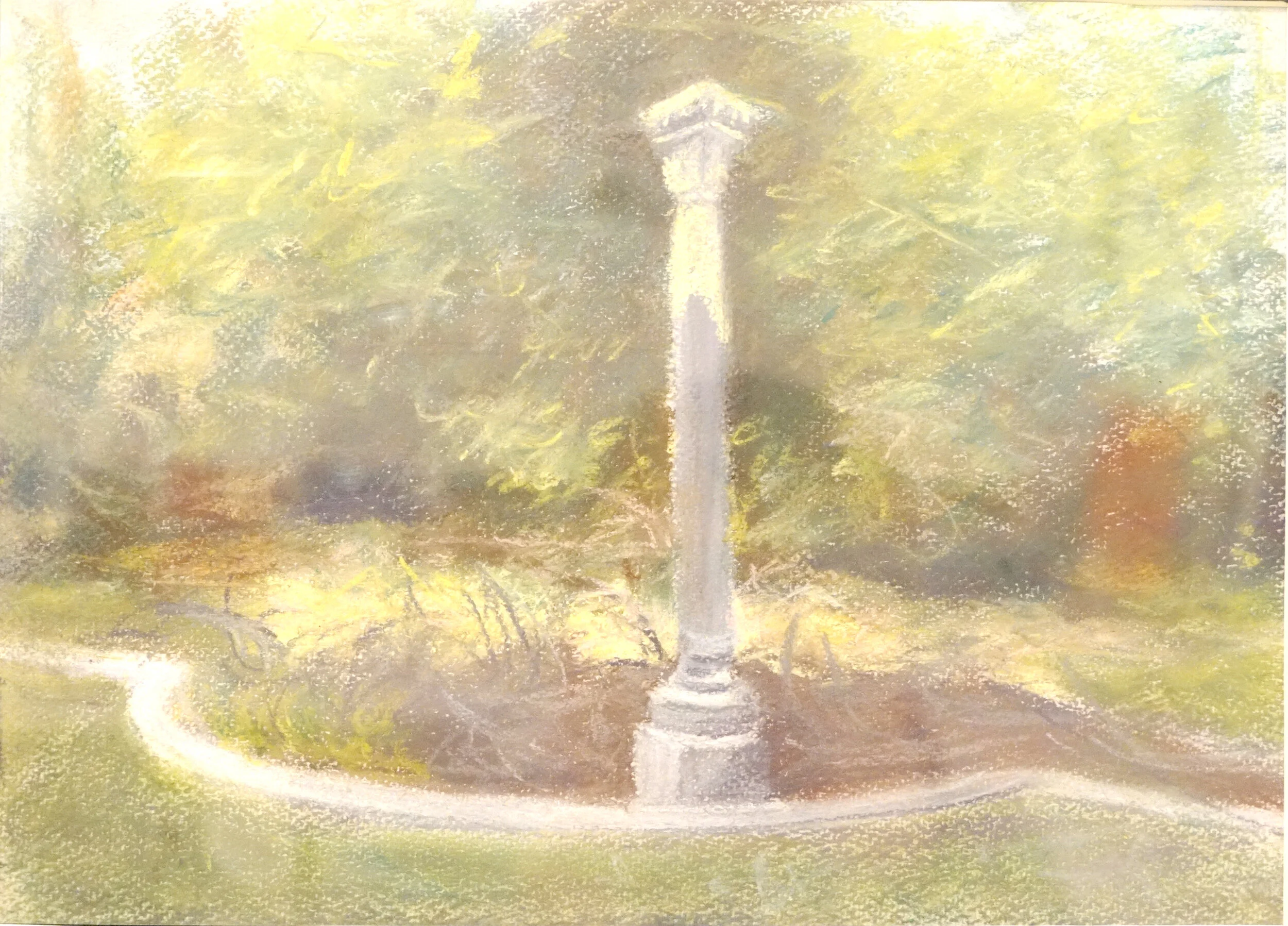 Lone Column in the Morning