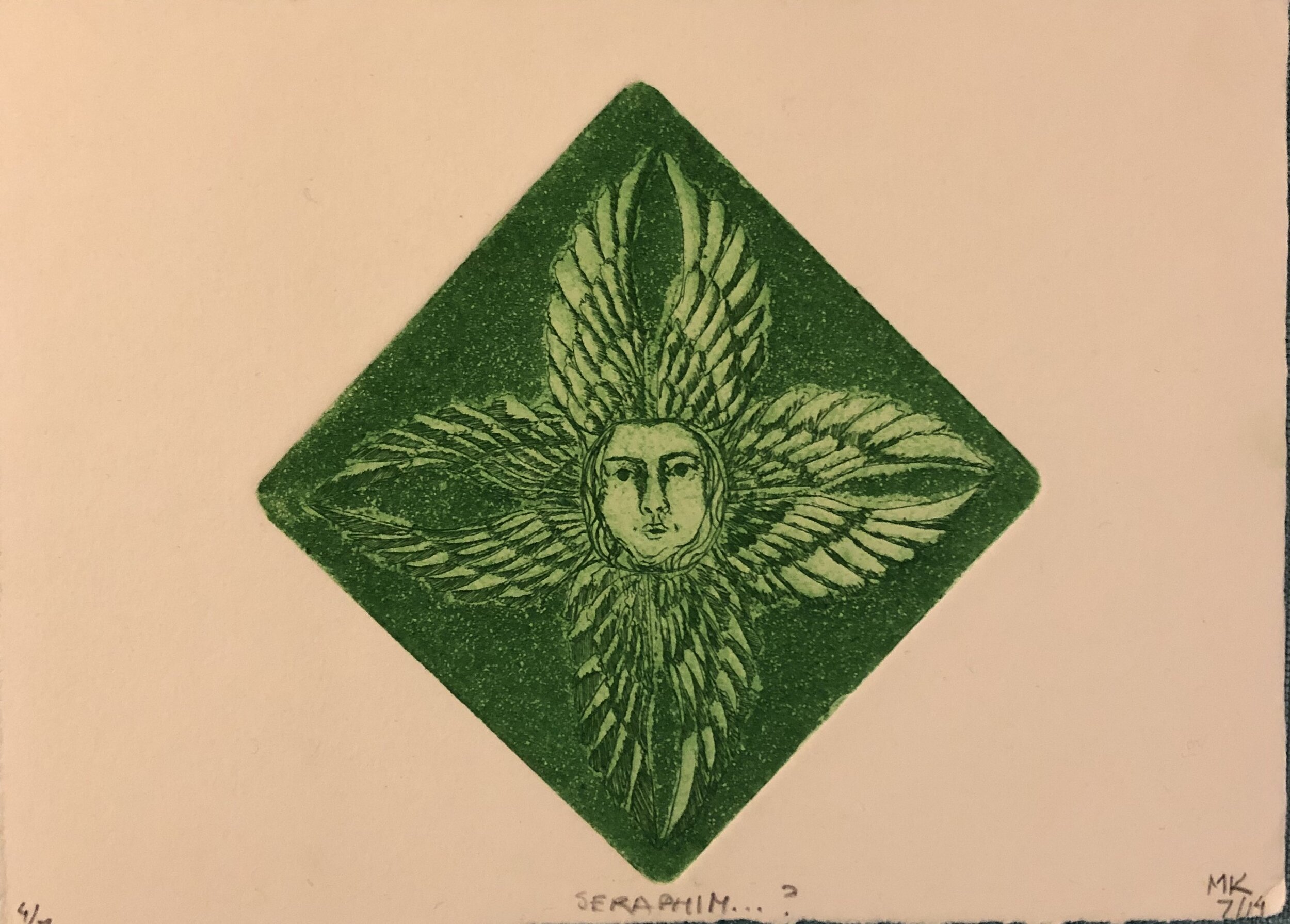  Moksha Kumar (PiV ‘14),  Seraphim? , 2014. 