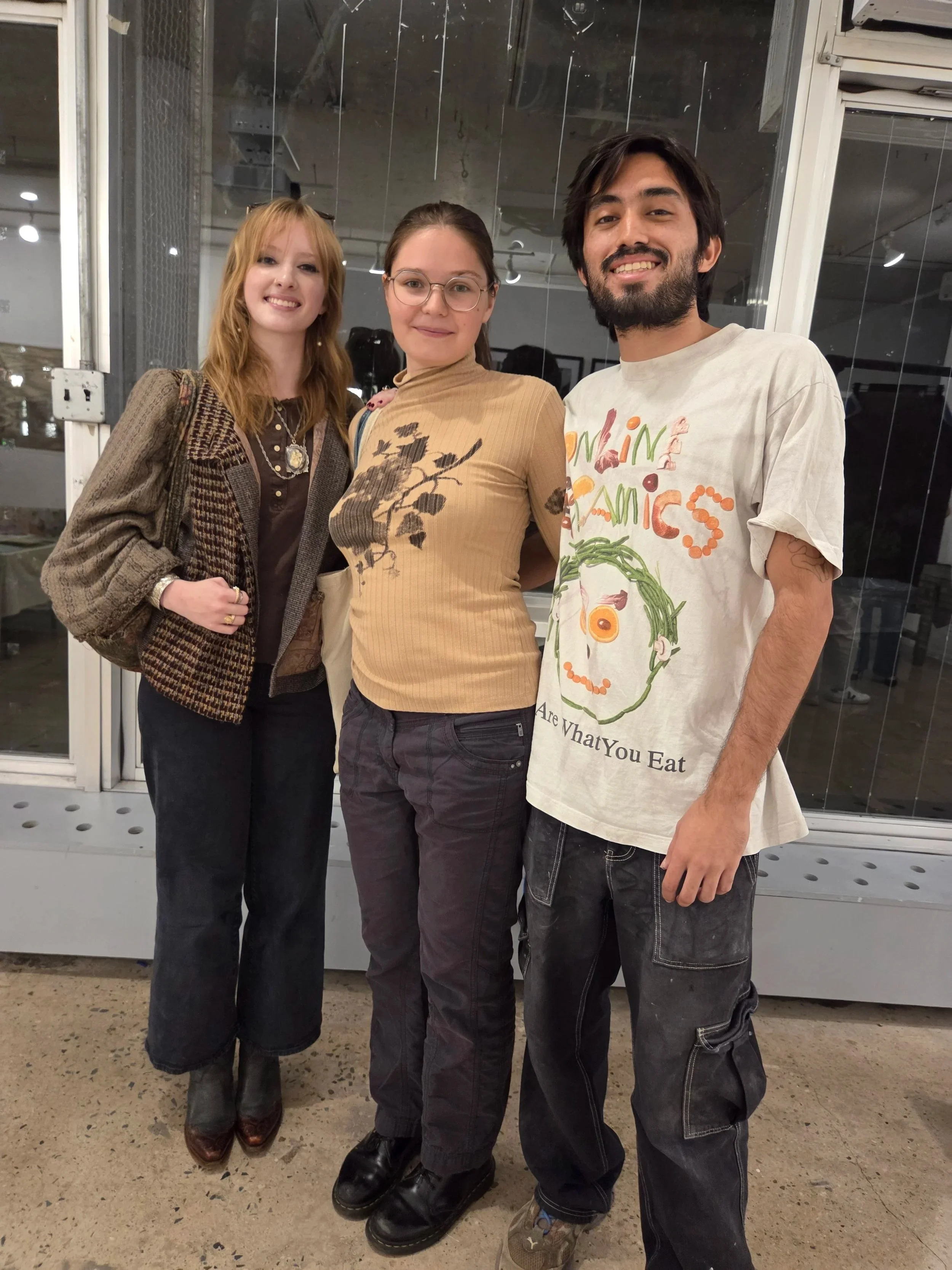 2023 Pratt in Venice Alumni Dayne Traynor, Maria Yaskun, and Mauricio Luciano