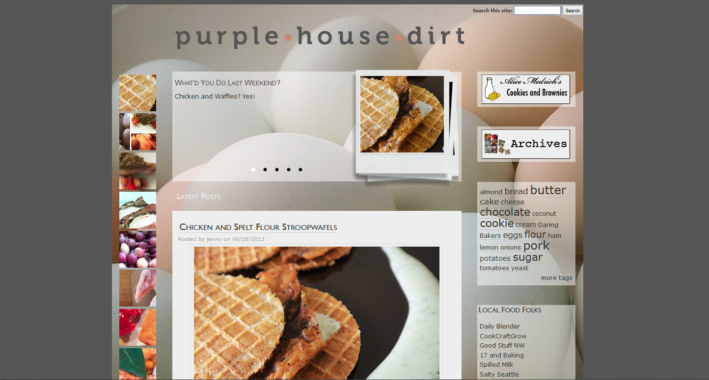 purple house dirt homepage