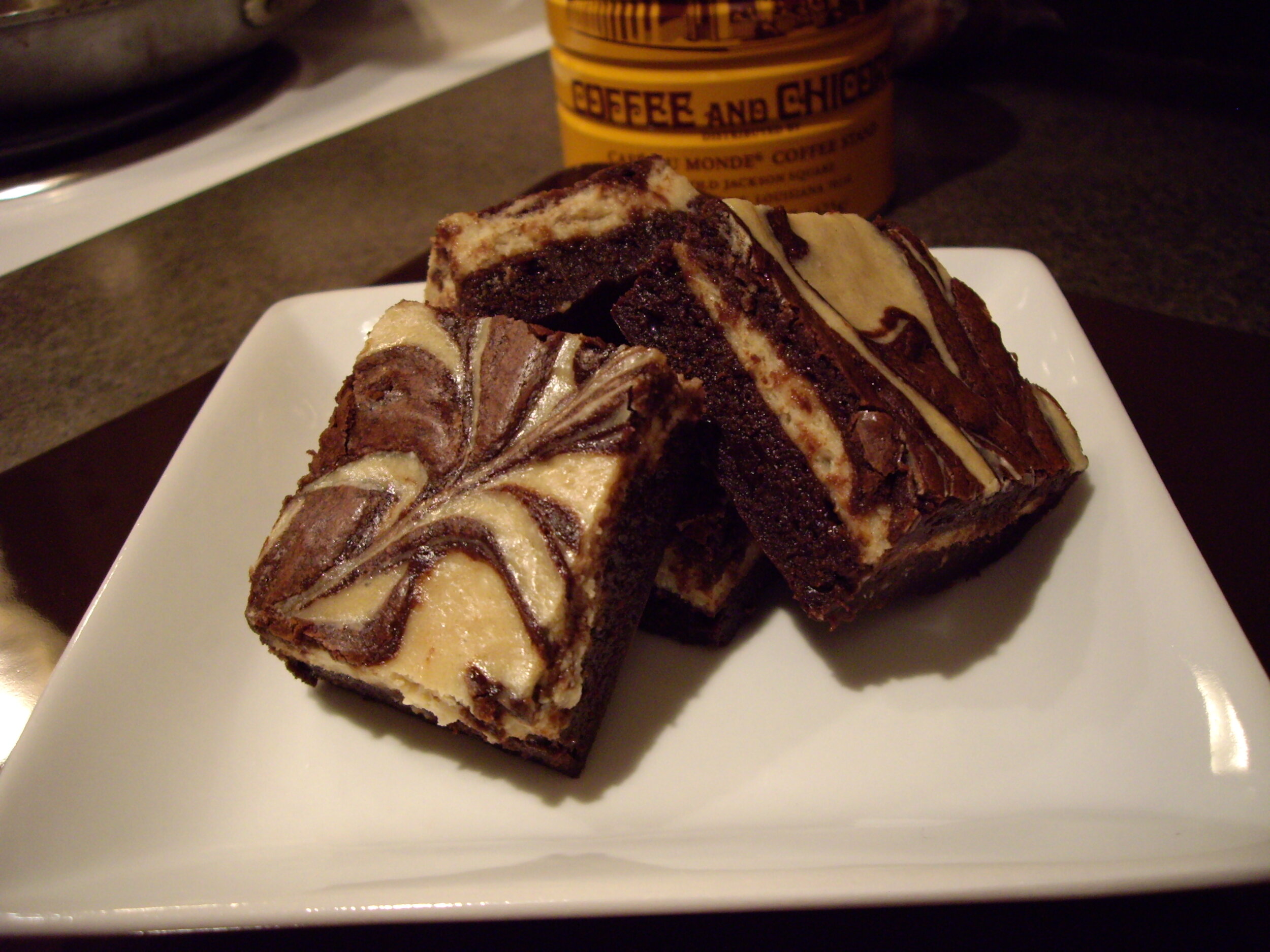 Espresso Swirl Brownies