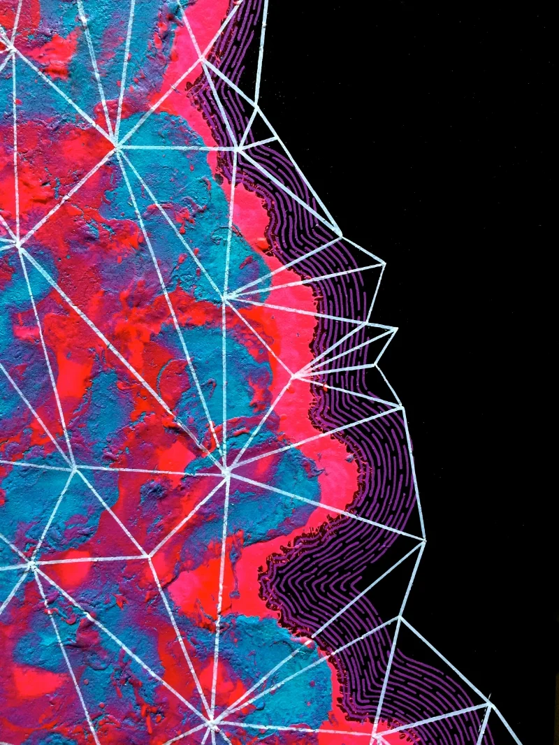   "Lovely work that has even more character in person. &nbsp;Thank you so much Greta!"    -Cristina Andor    Original Contemporary Abstract Canvas Painting  