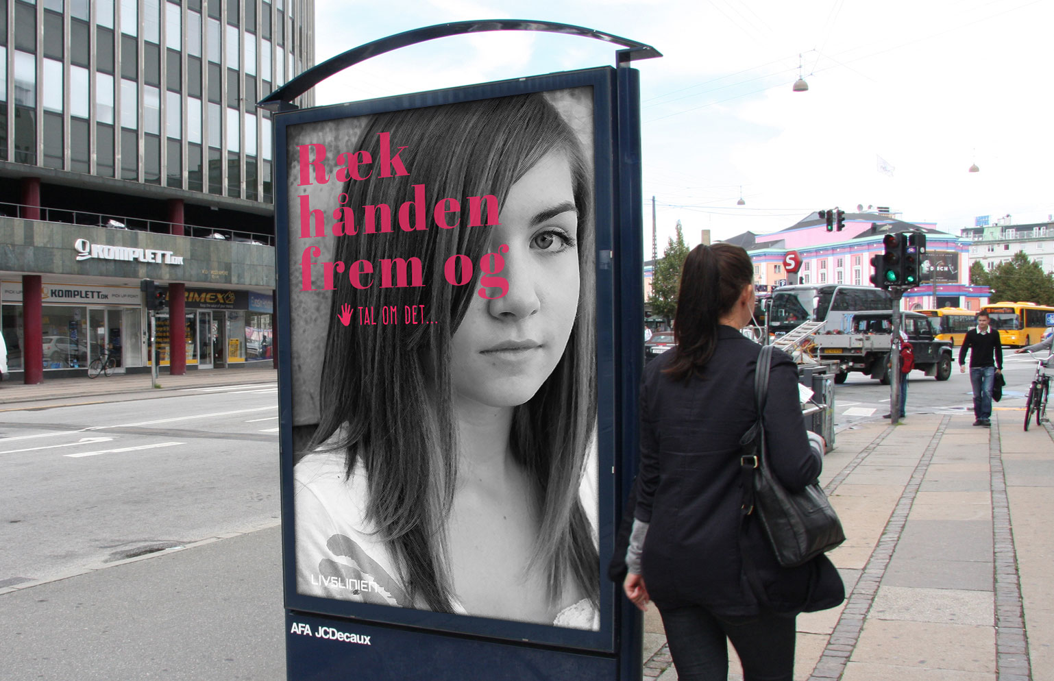 Example of poster as seen in the streets