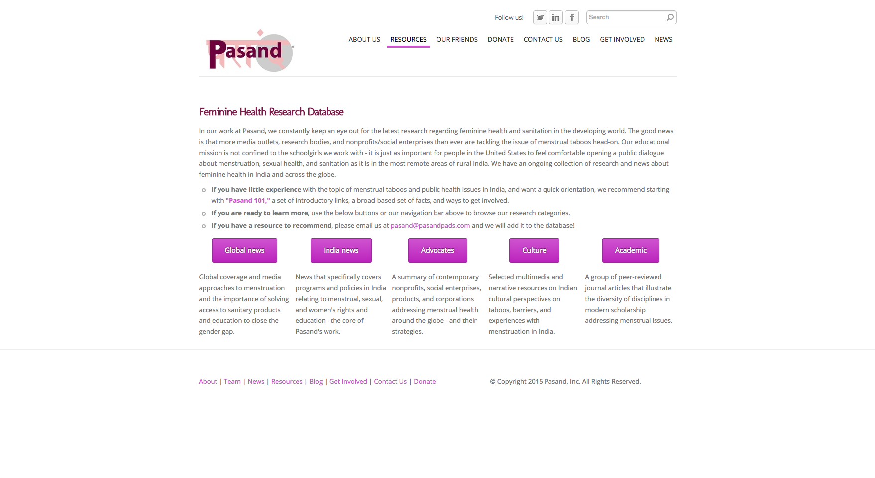 Old Site Design