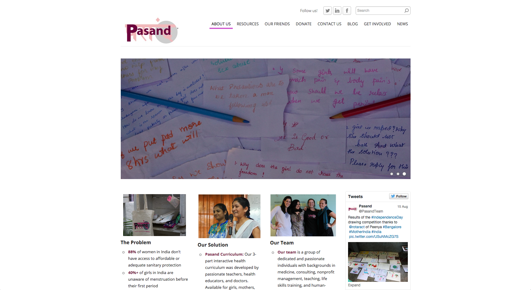Old Site Design