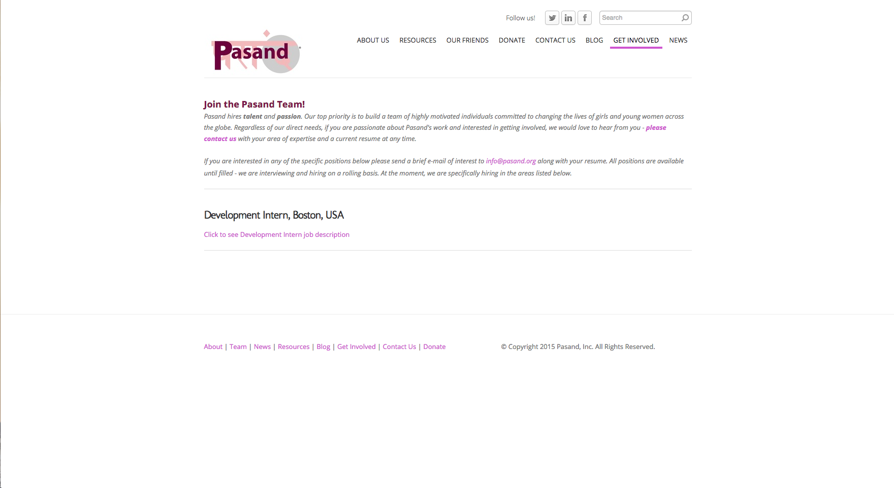 Old Site Design