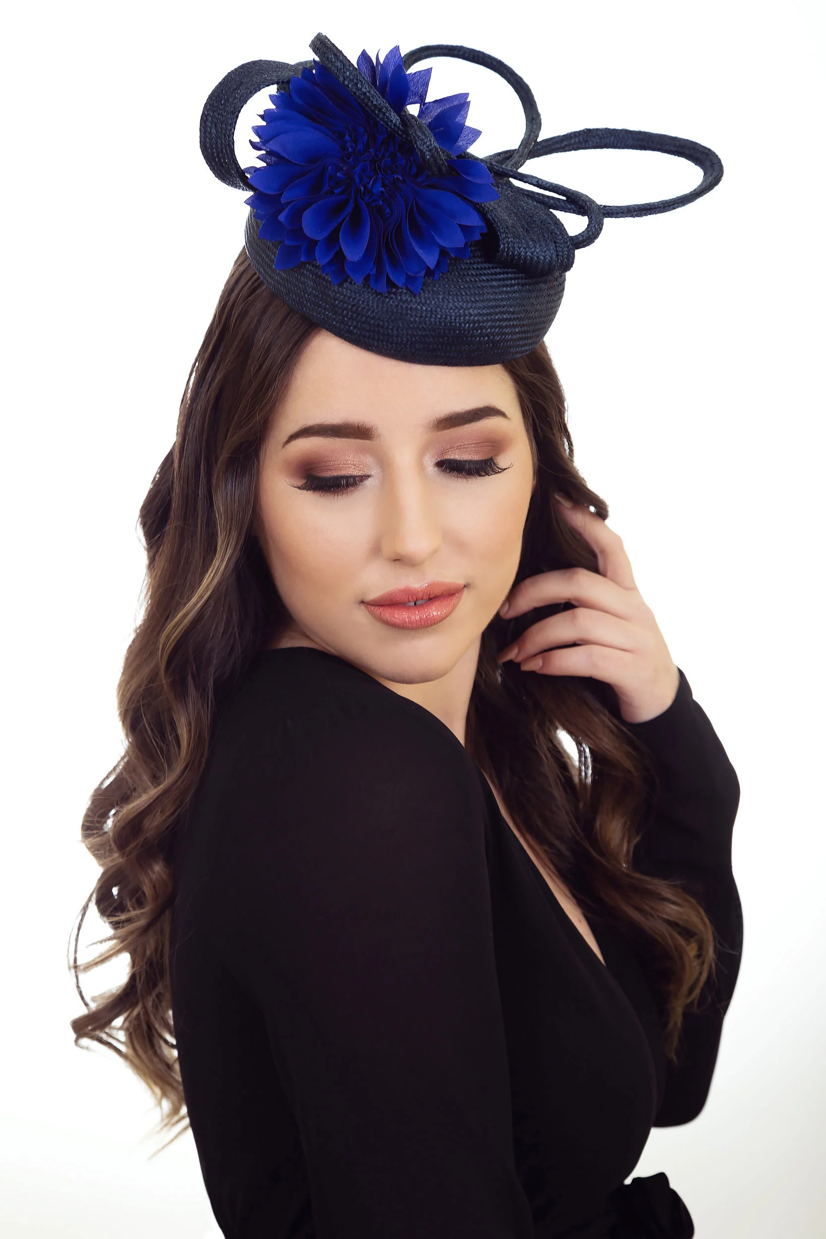 Blue Fascinator Hat