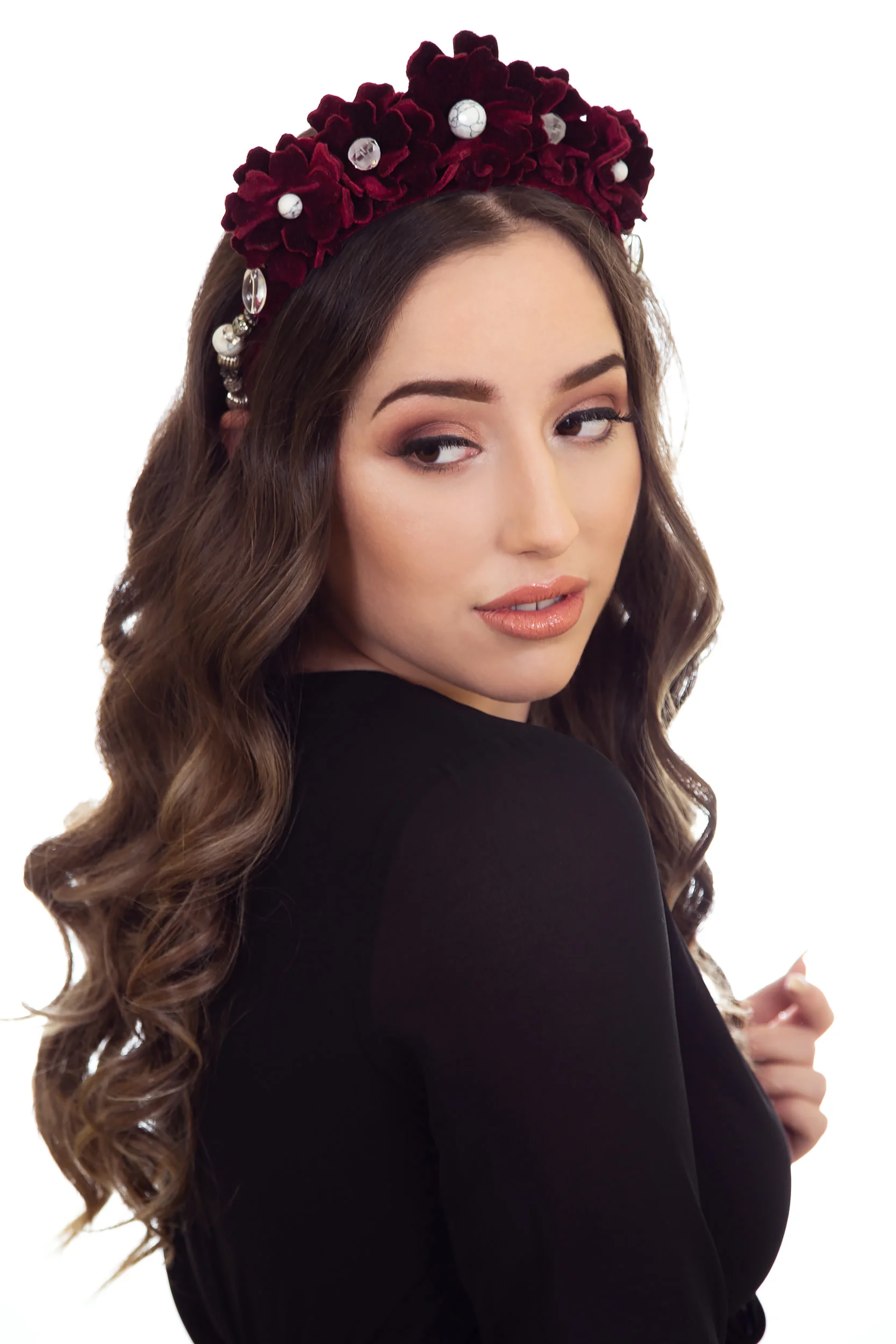 Red Fascinator for Races