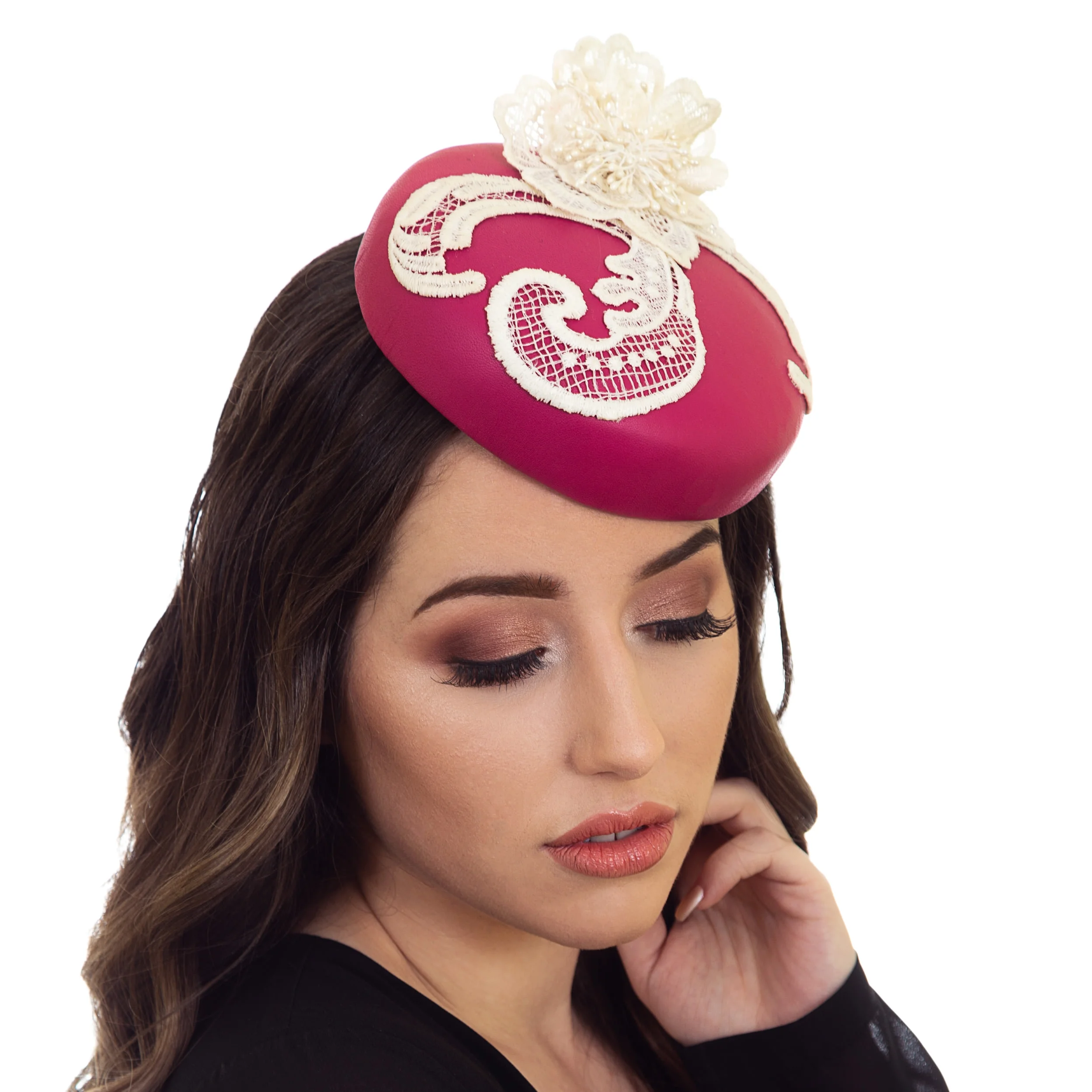 Pink Hat for Wedding