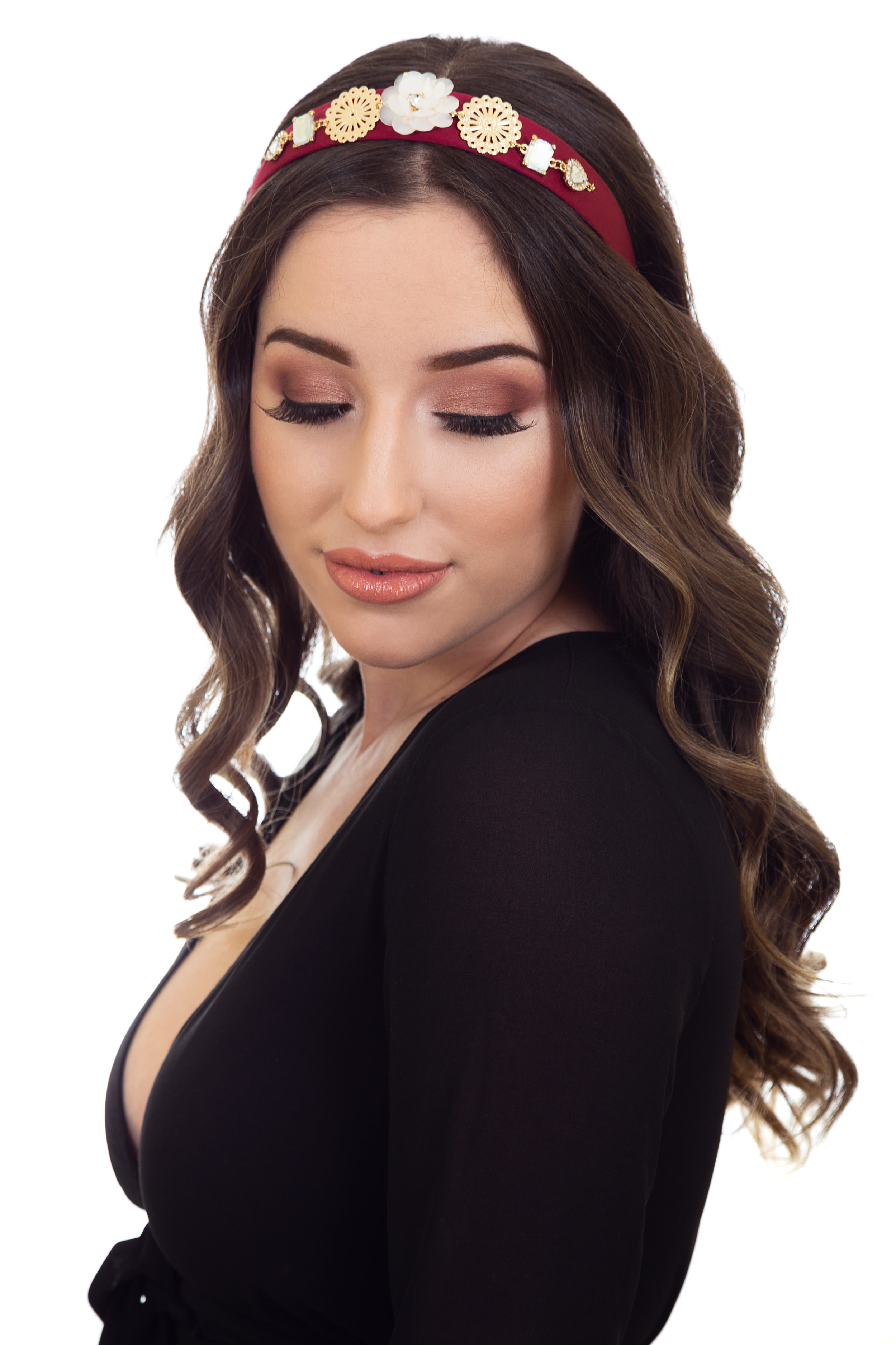 Red Fascinator for Wedding