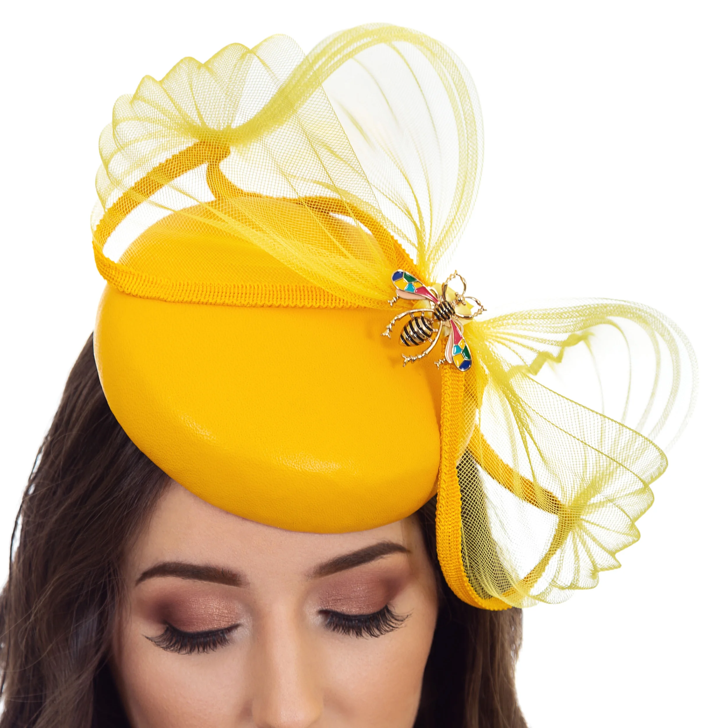 Yellow Cocktail Hat