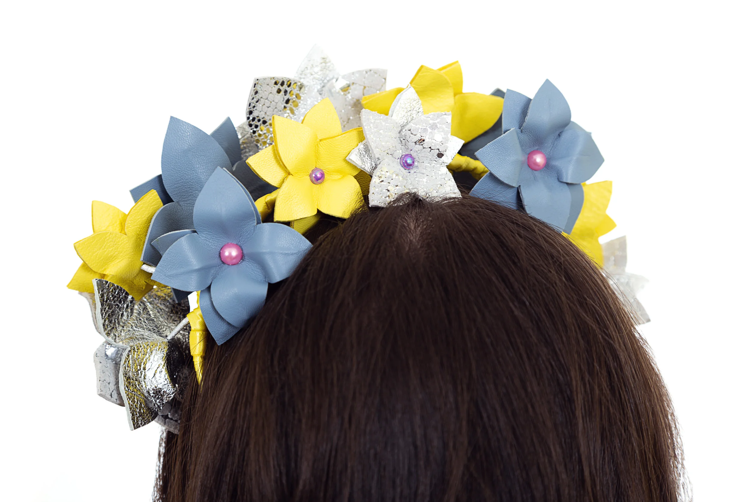 Silver Fascinator Crown