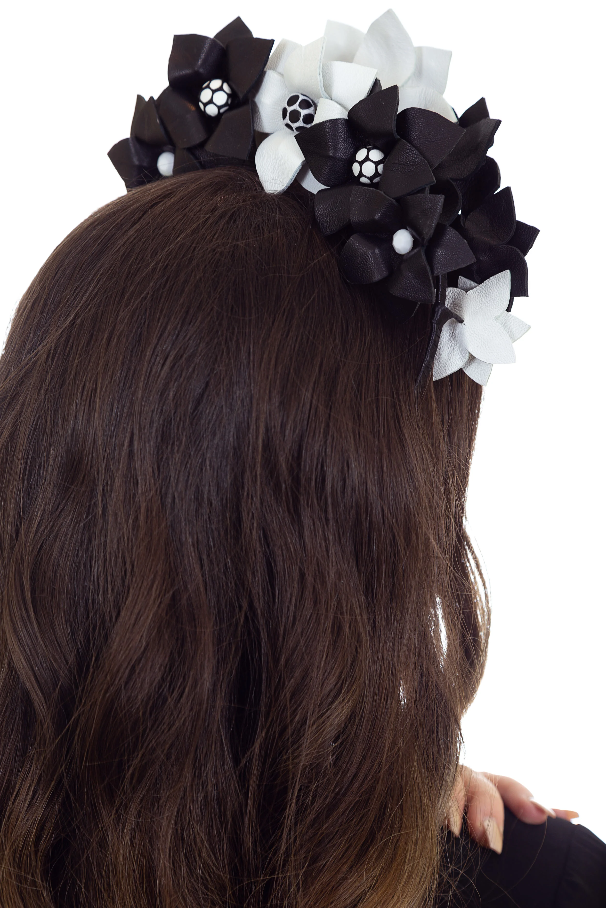 Fascinator Black &amp; White
