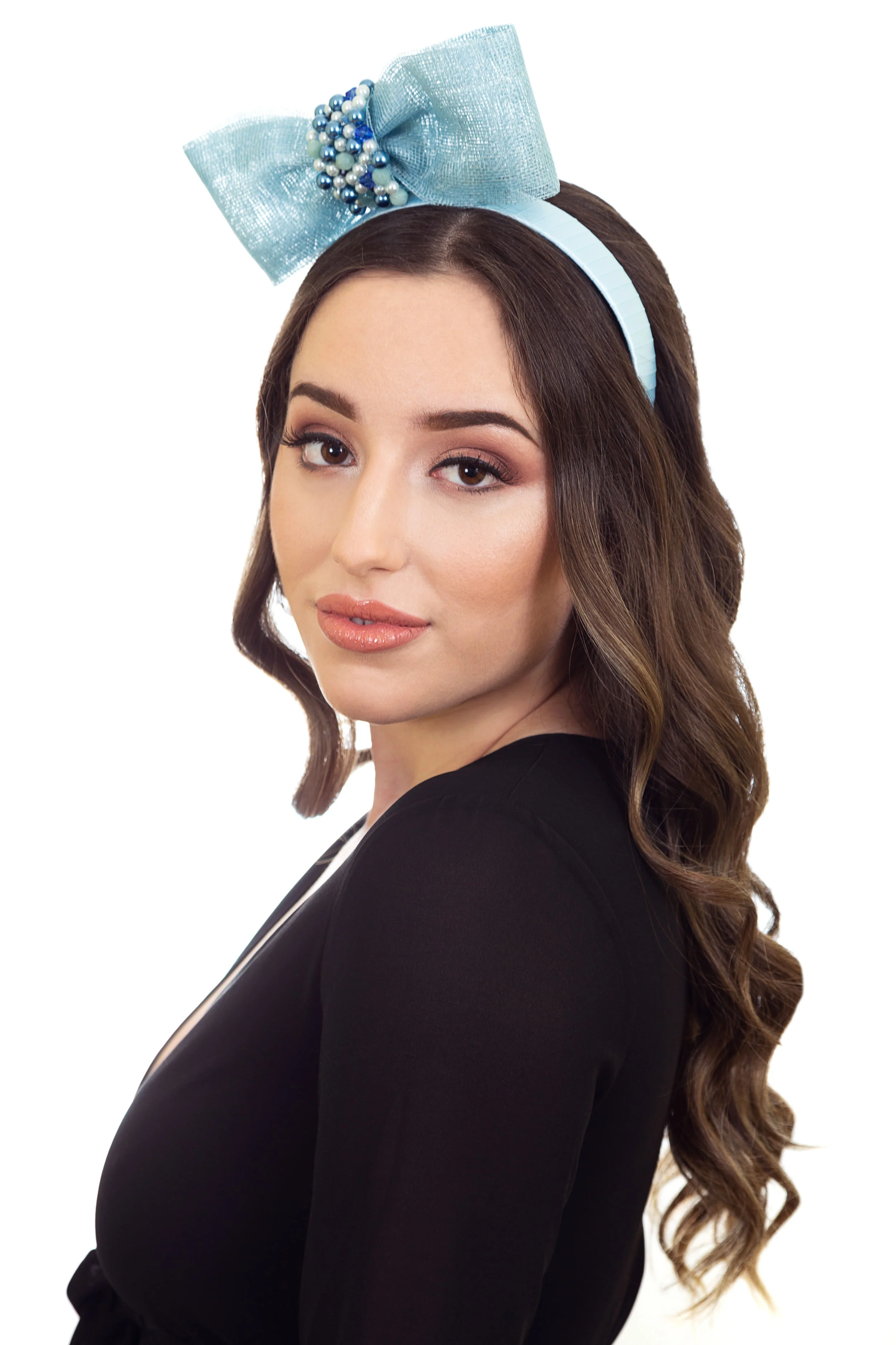 Baby Blue Fascinator Hat