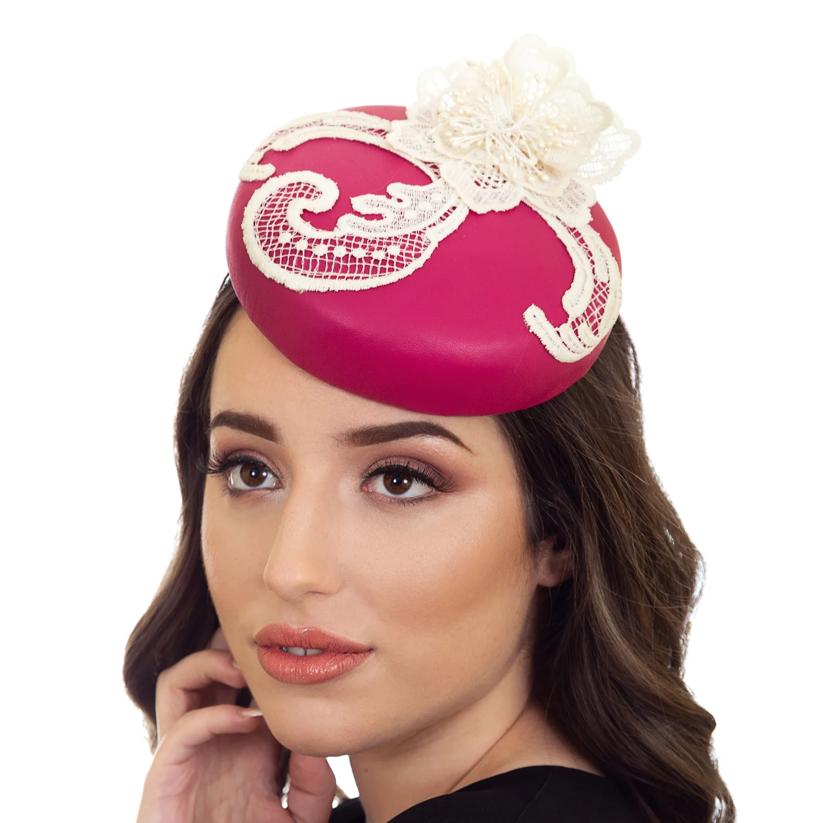 Pink Cocktail Hat
