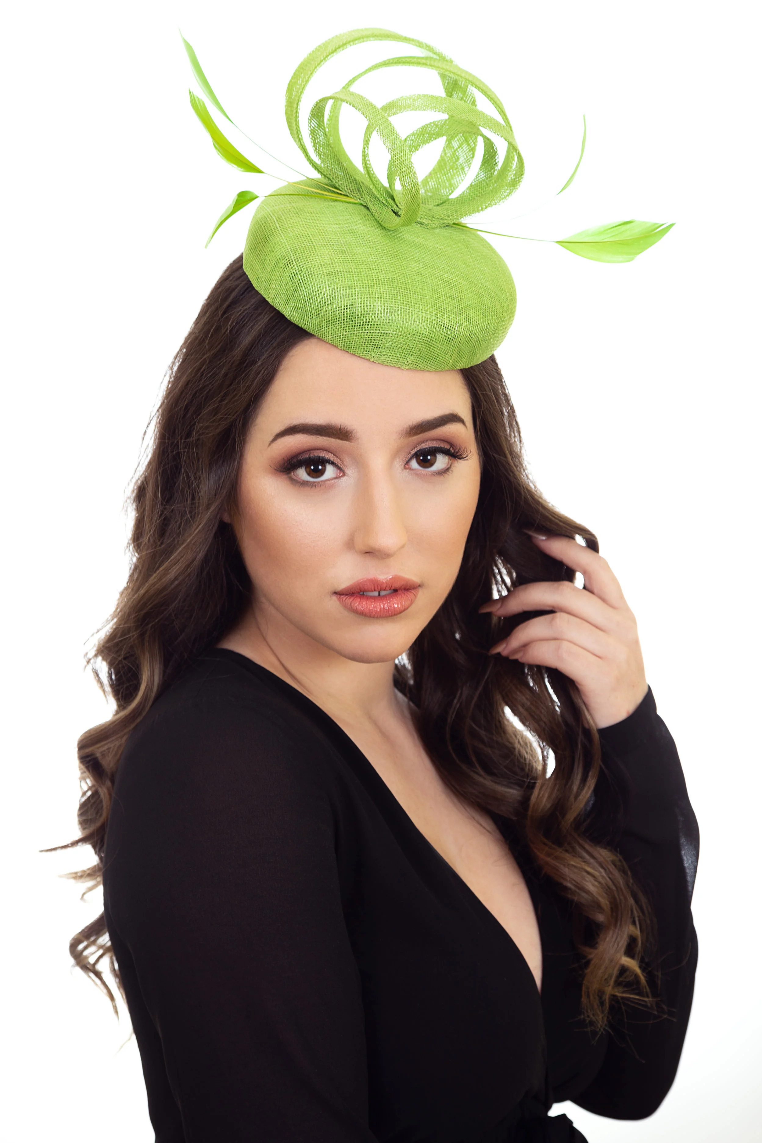 Green Fascinator Hat