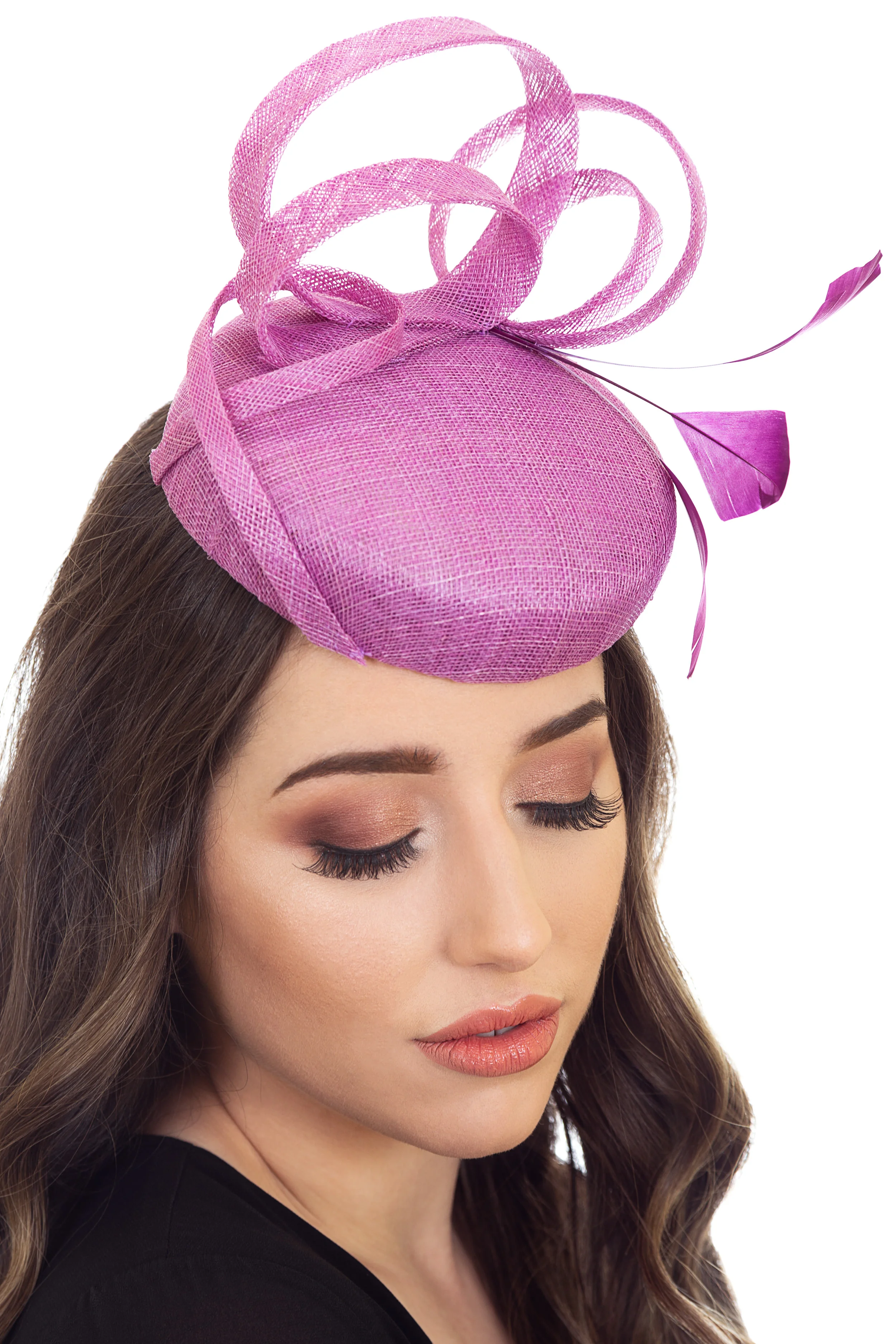 Purple Fascinator Hat