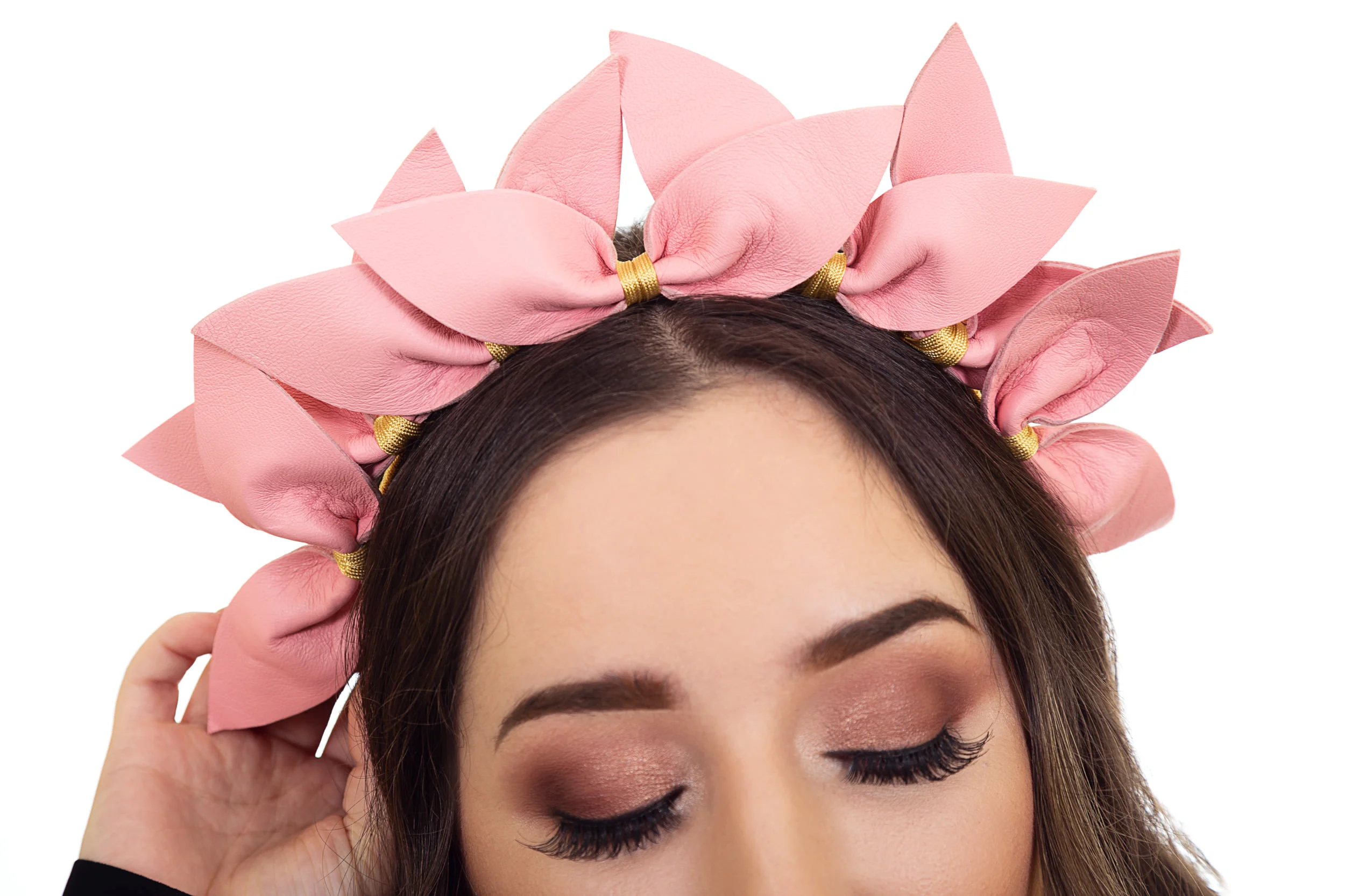 Pink Fascinator Crown