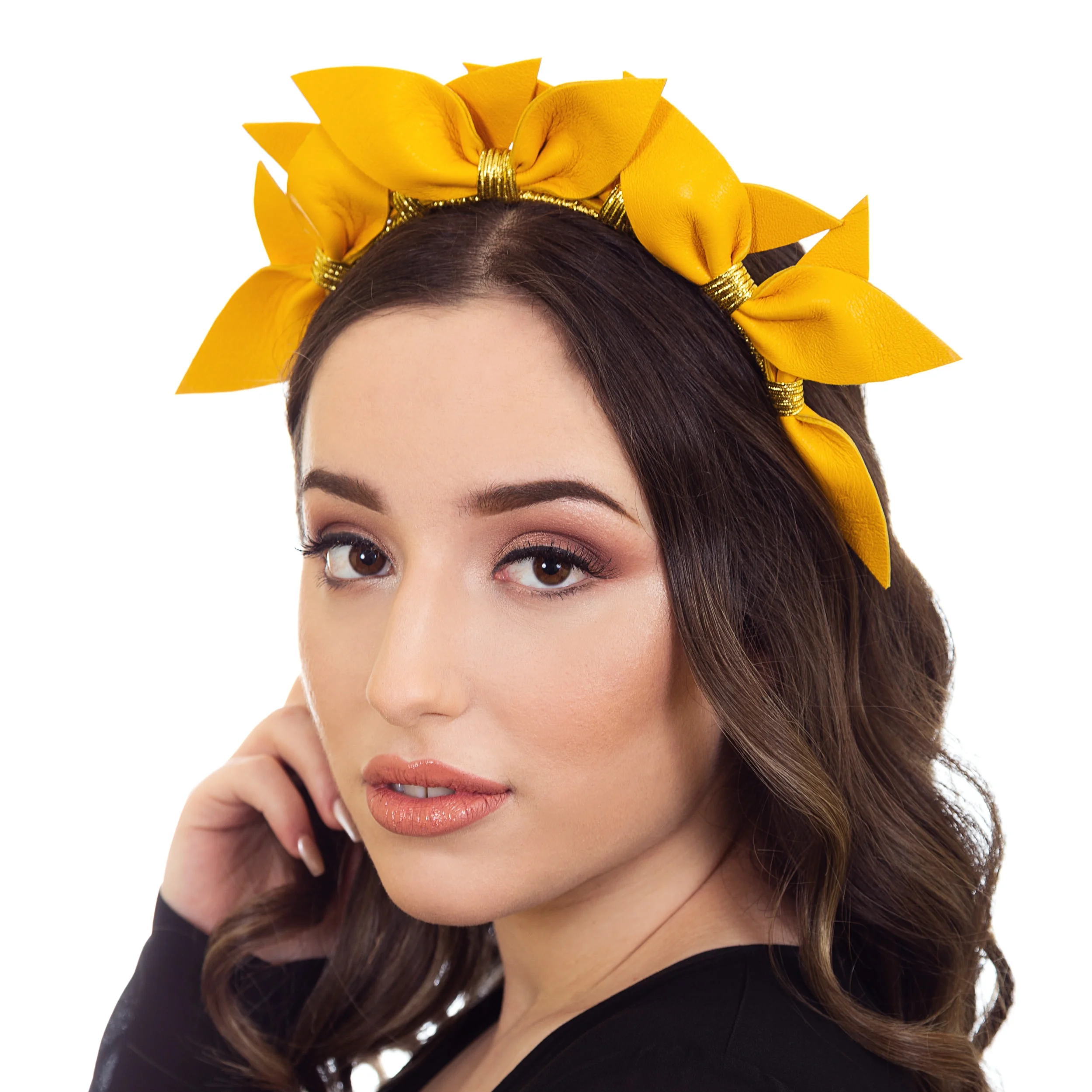 Yellow Fascinator