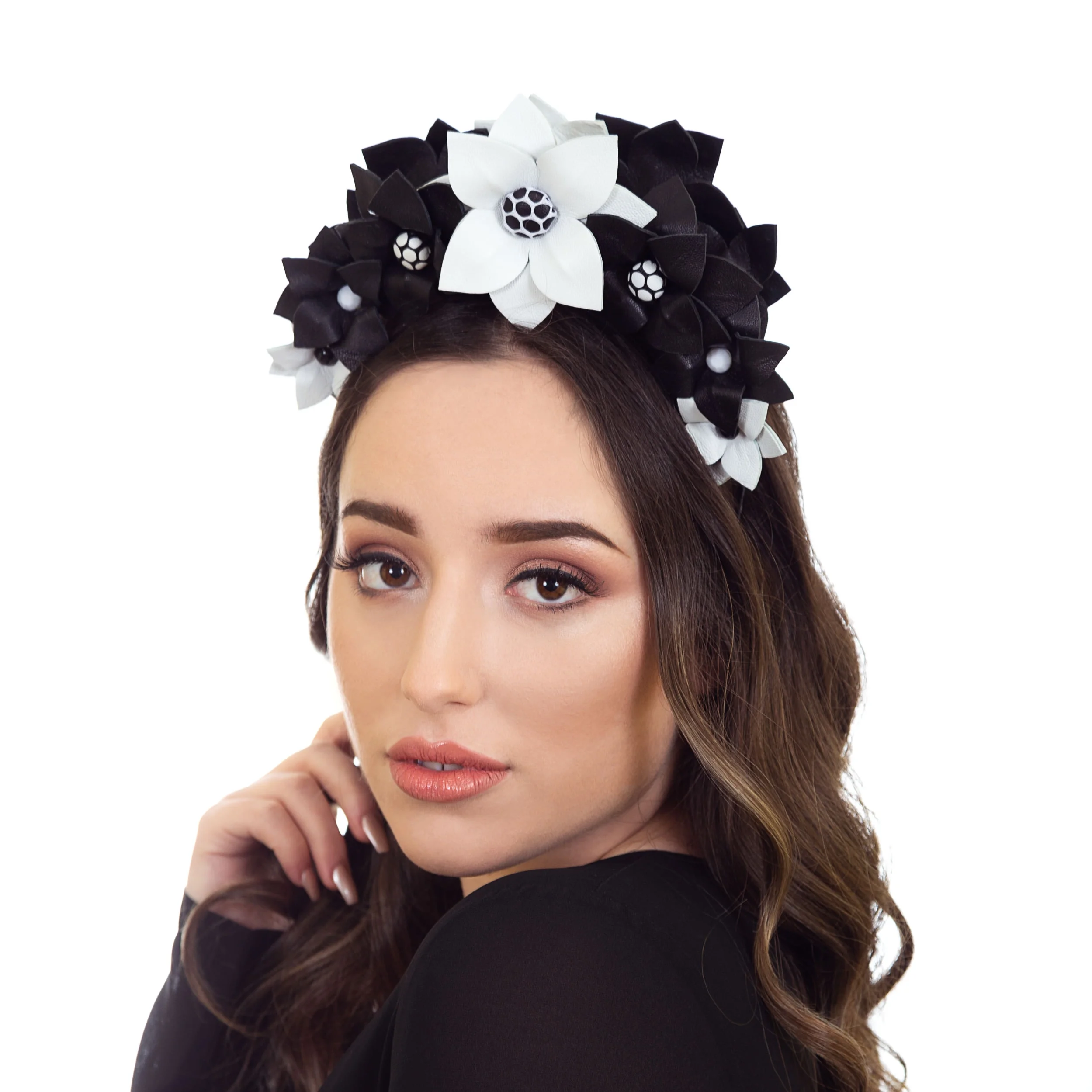 Black & White Fascinator