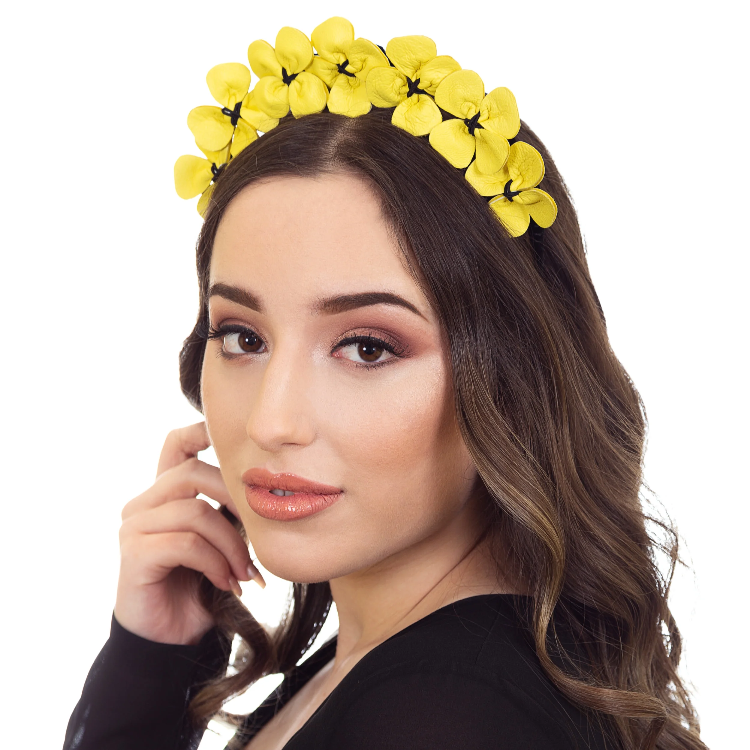 Yellow Fascinator for Races
