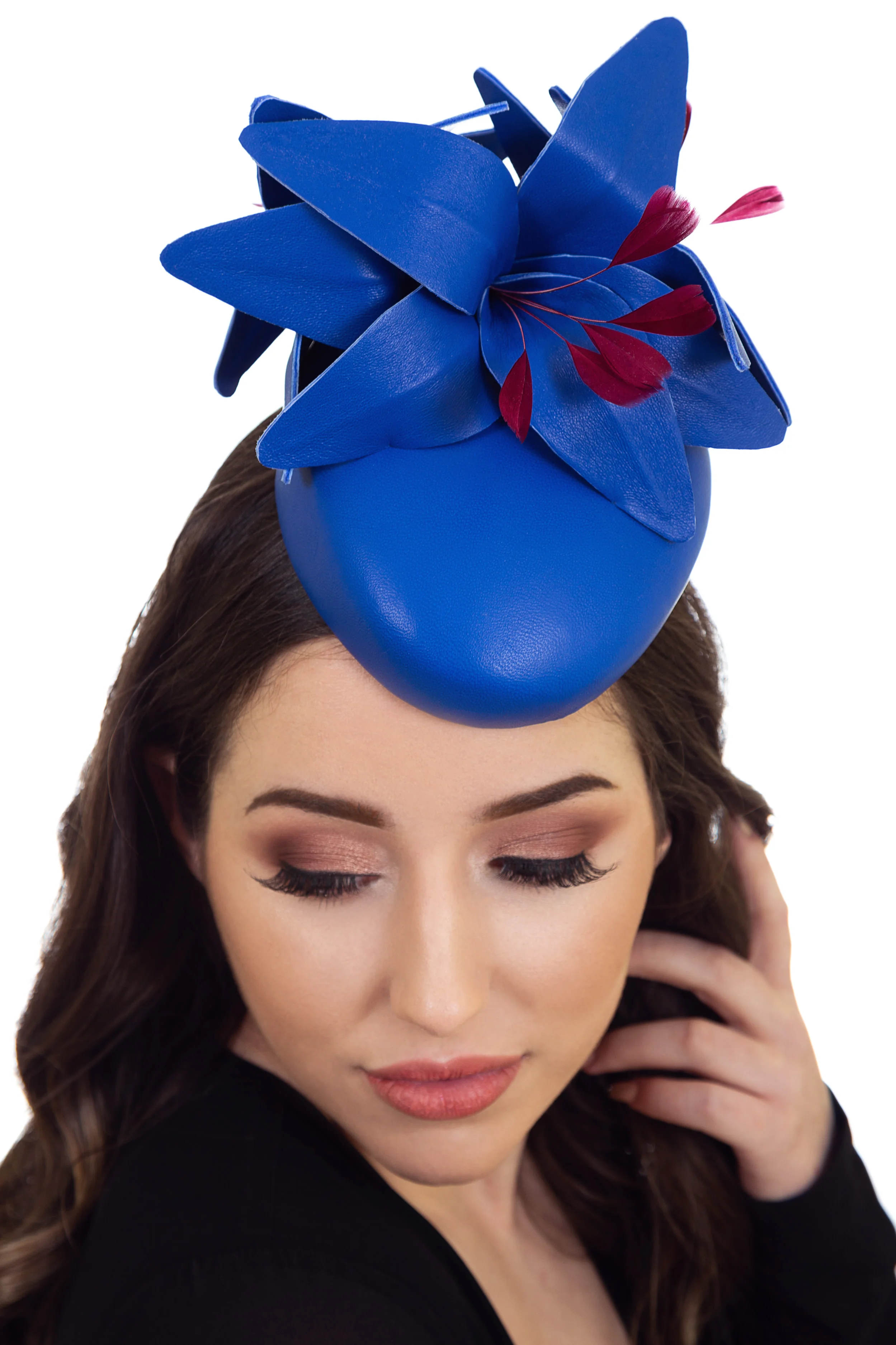 Ladies Blue Fascinator Hat
